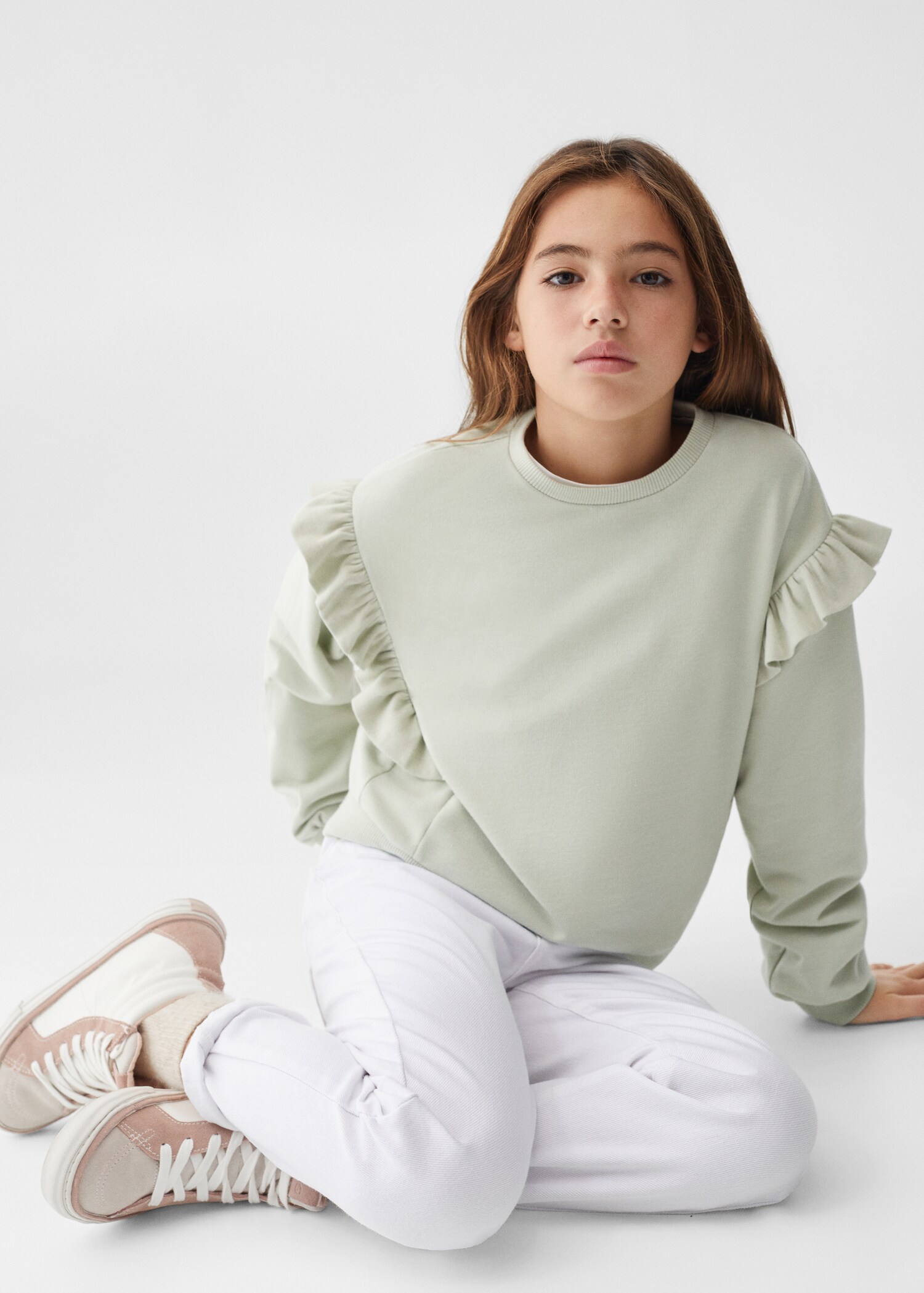 Sweat-shirt coton volants - Détail de l'article 4