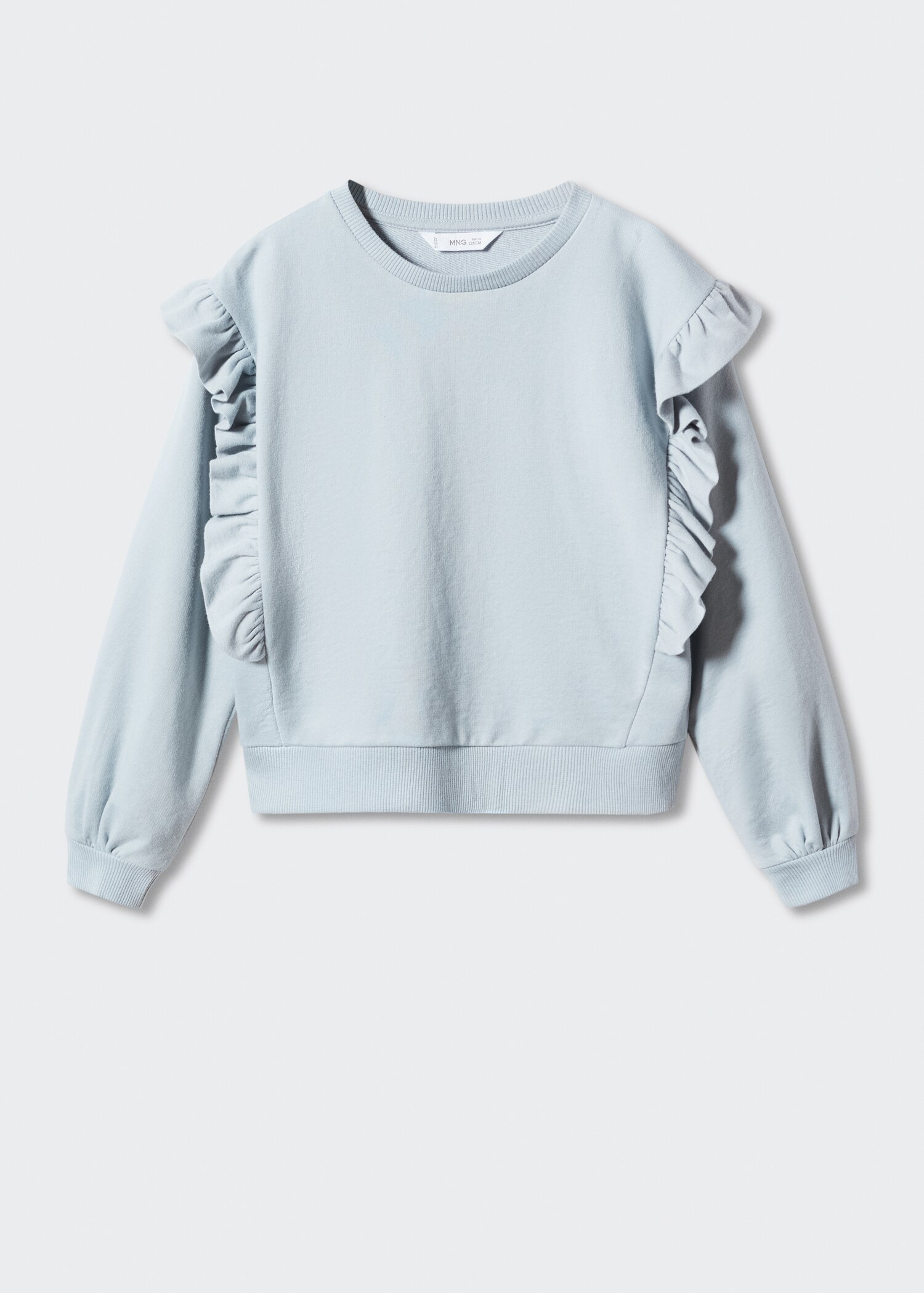 Sweat-shirt coton volants - Article sans modèle