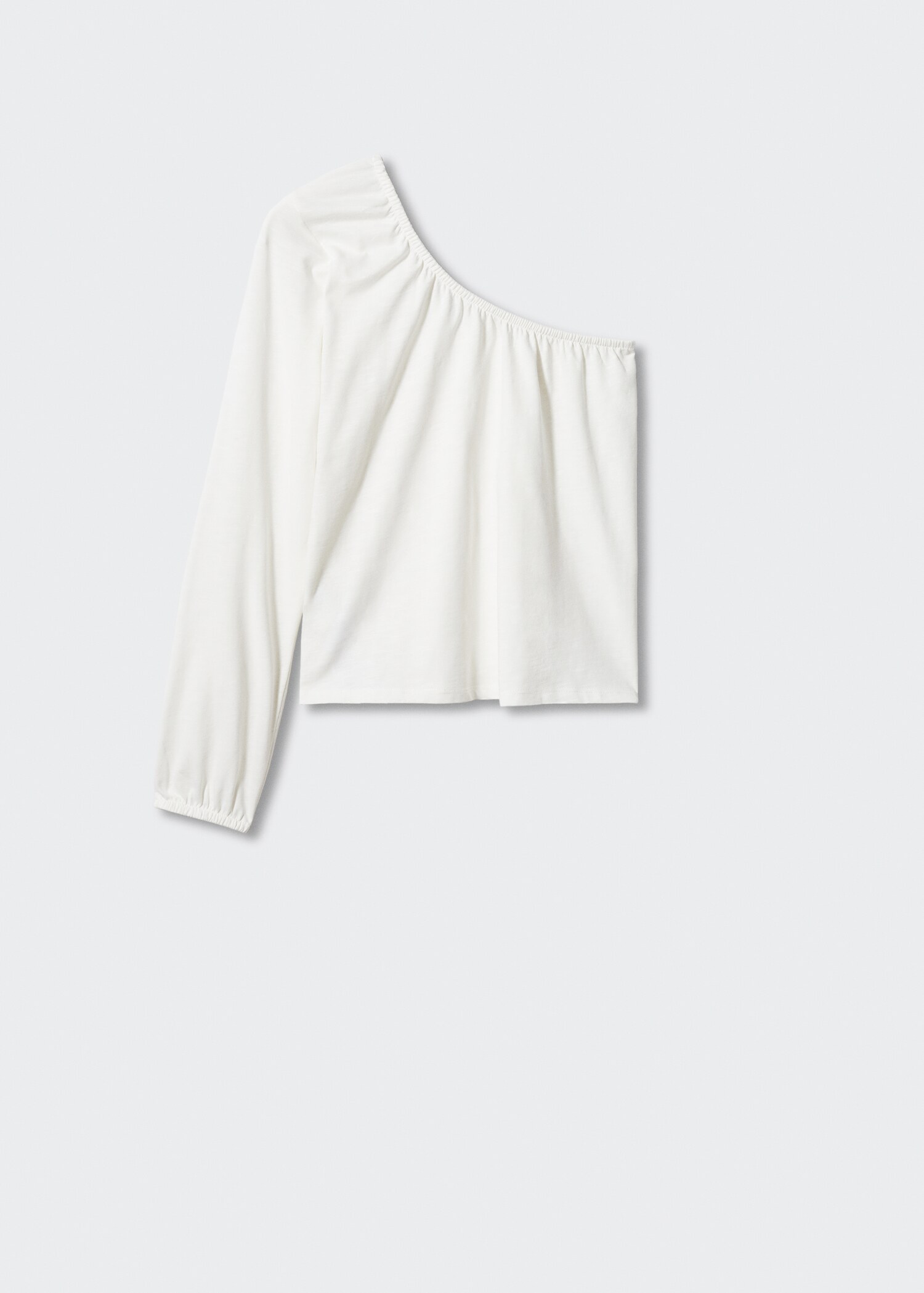 Asymmetric cotton T-shirt - Article without model