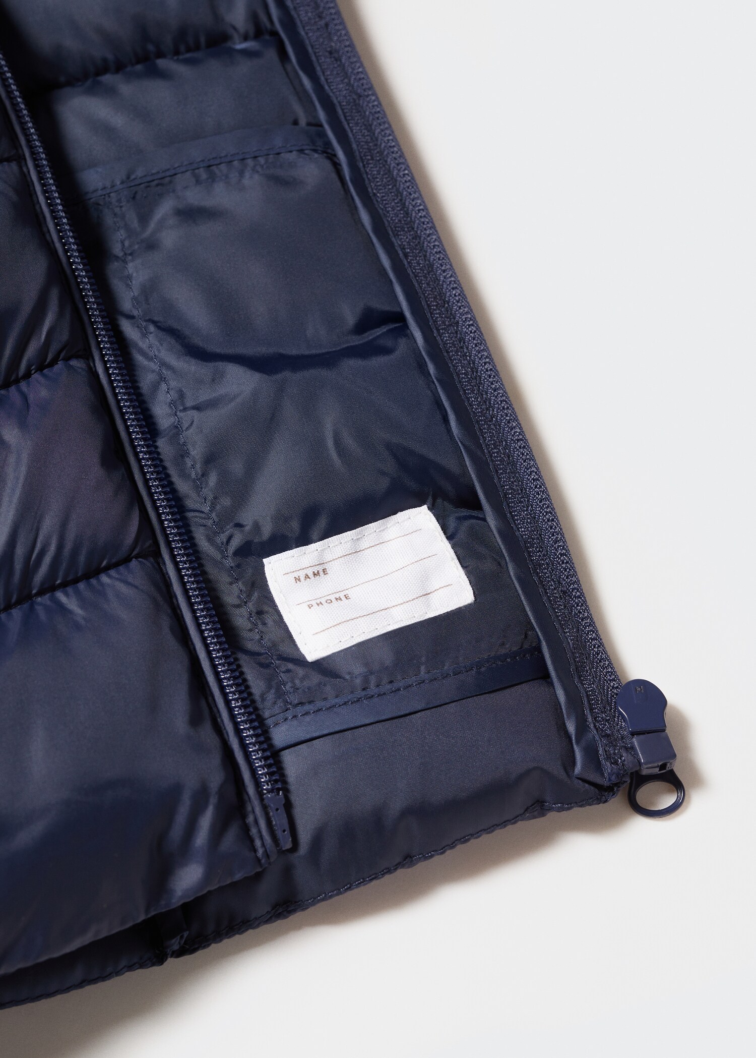 Side-zip quilted coat - Details of the article 8
