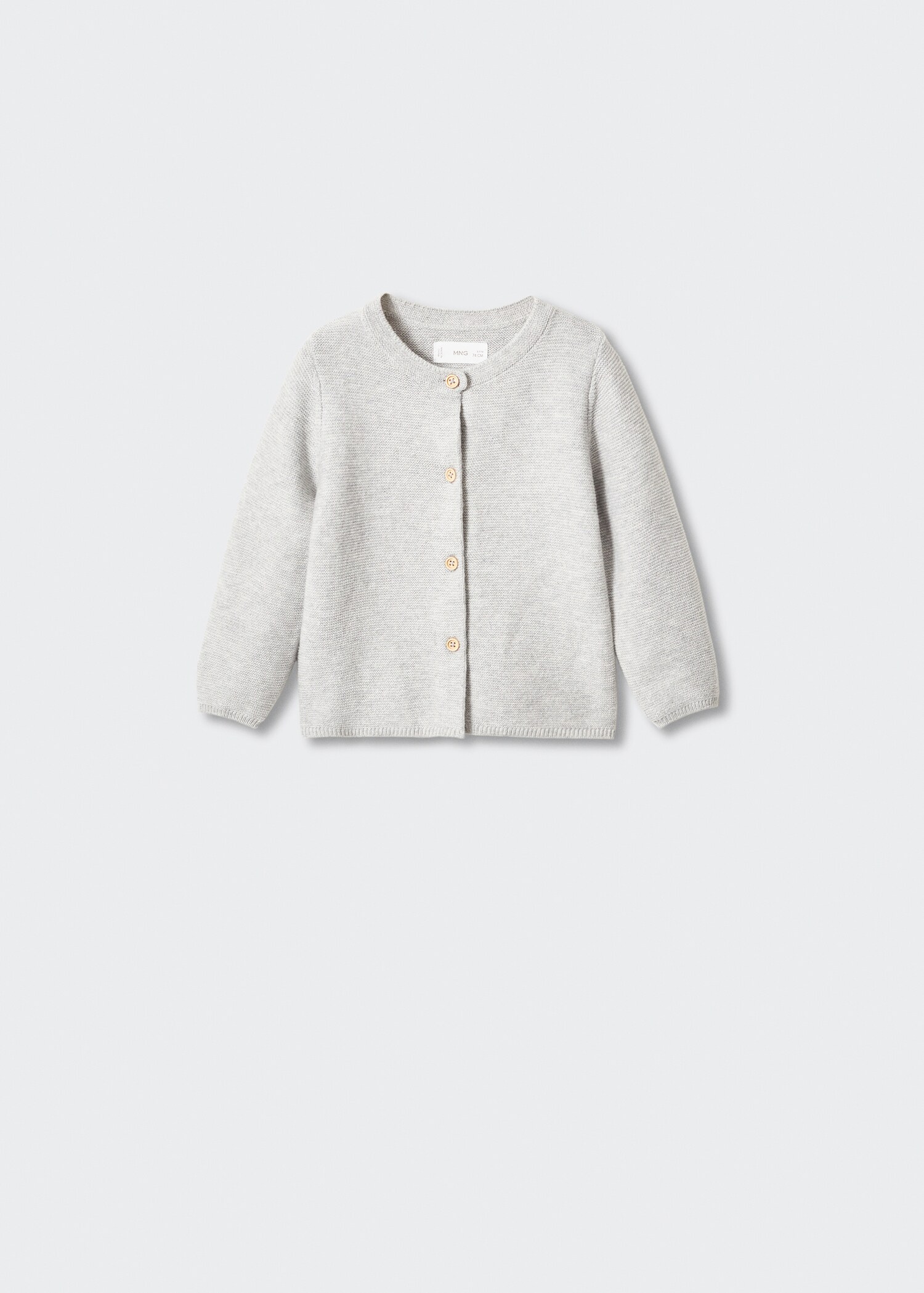 Cardigan din tricot de bumbac - Articol fără model