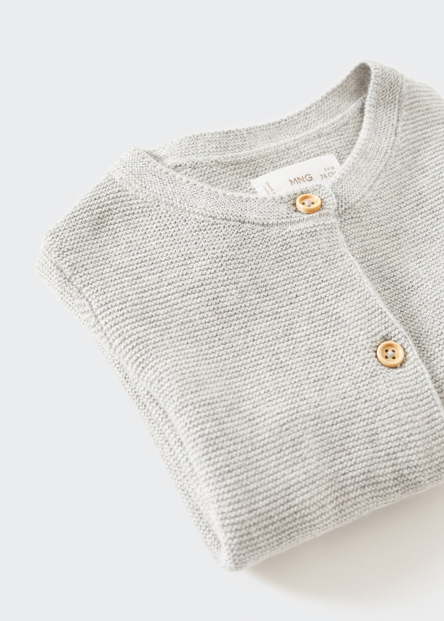 Cardigan din tricot de bumbac - Detaliu al articolului 0