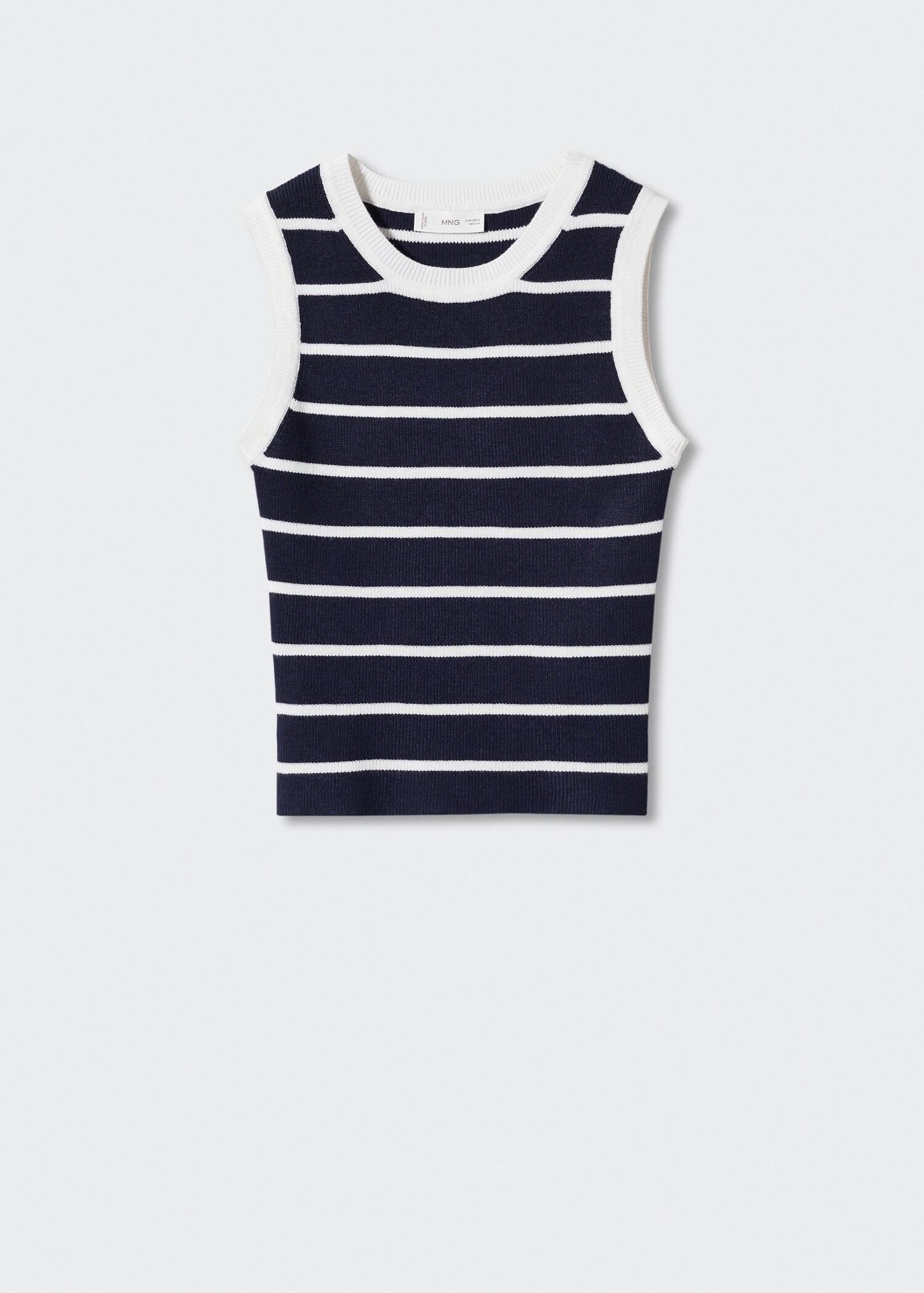 Striped crop top - Article without model