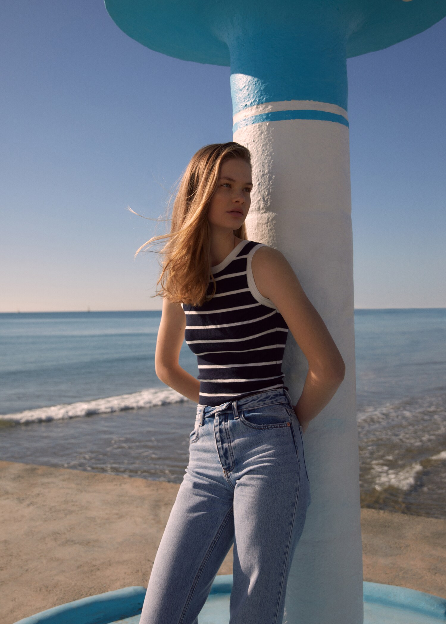 Striped crop top - Details of the article 5