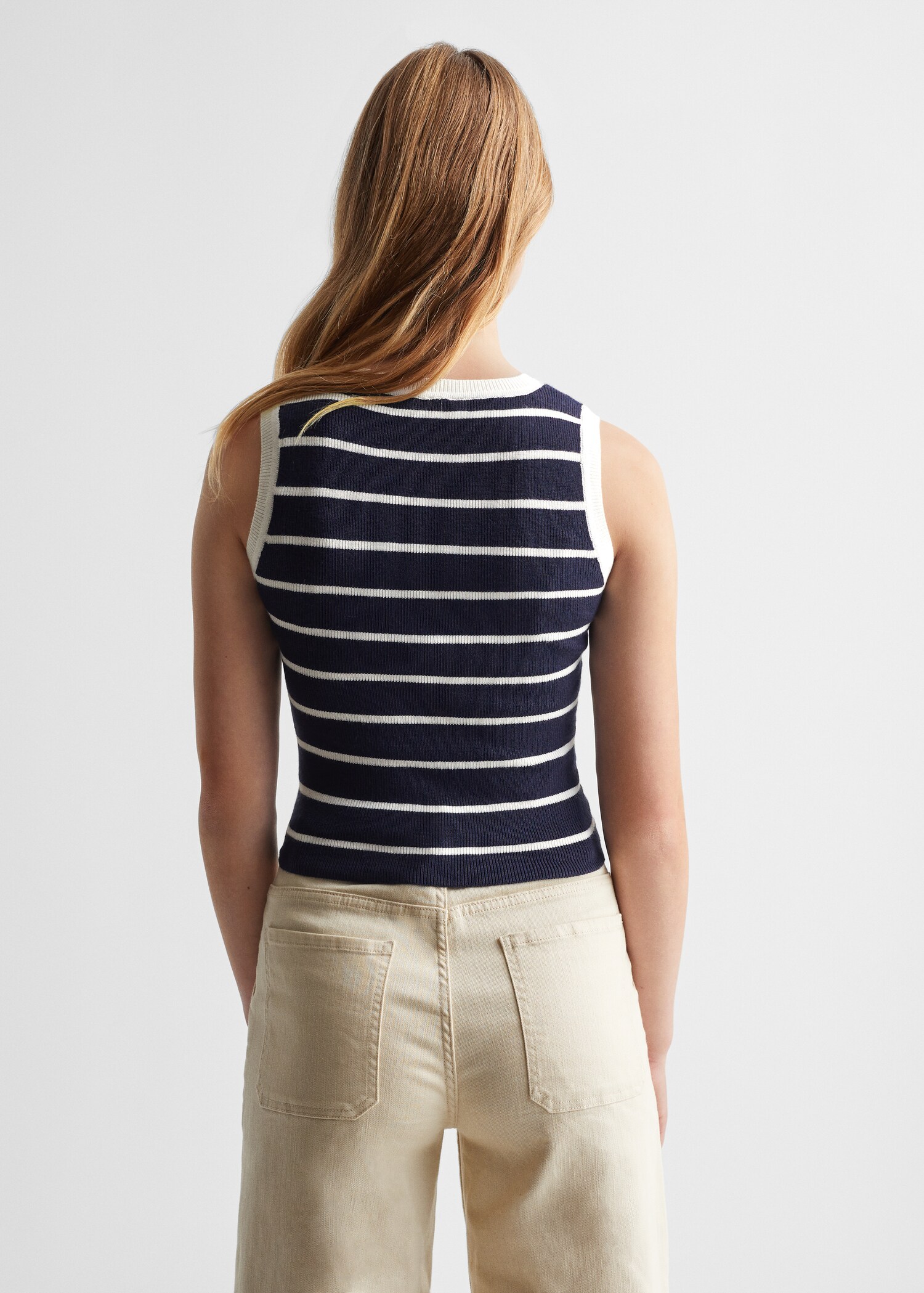 Striped crop top - Reverse of the article