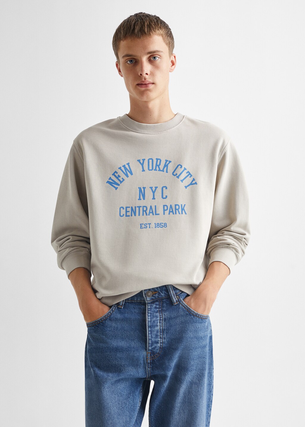 Tapered-fit jeans with buttons - Teen | MANGO United Kingdom
