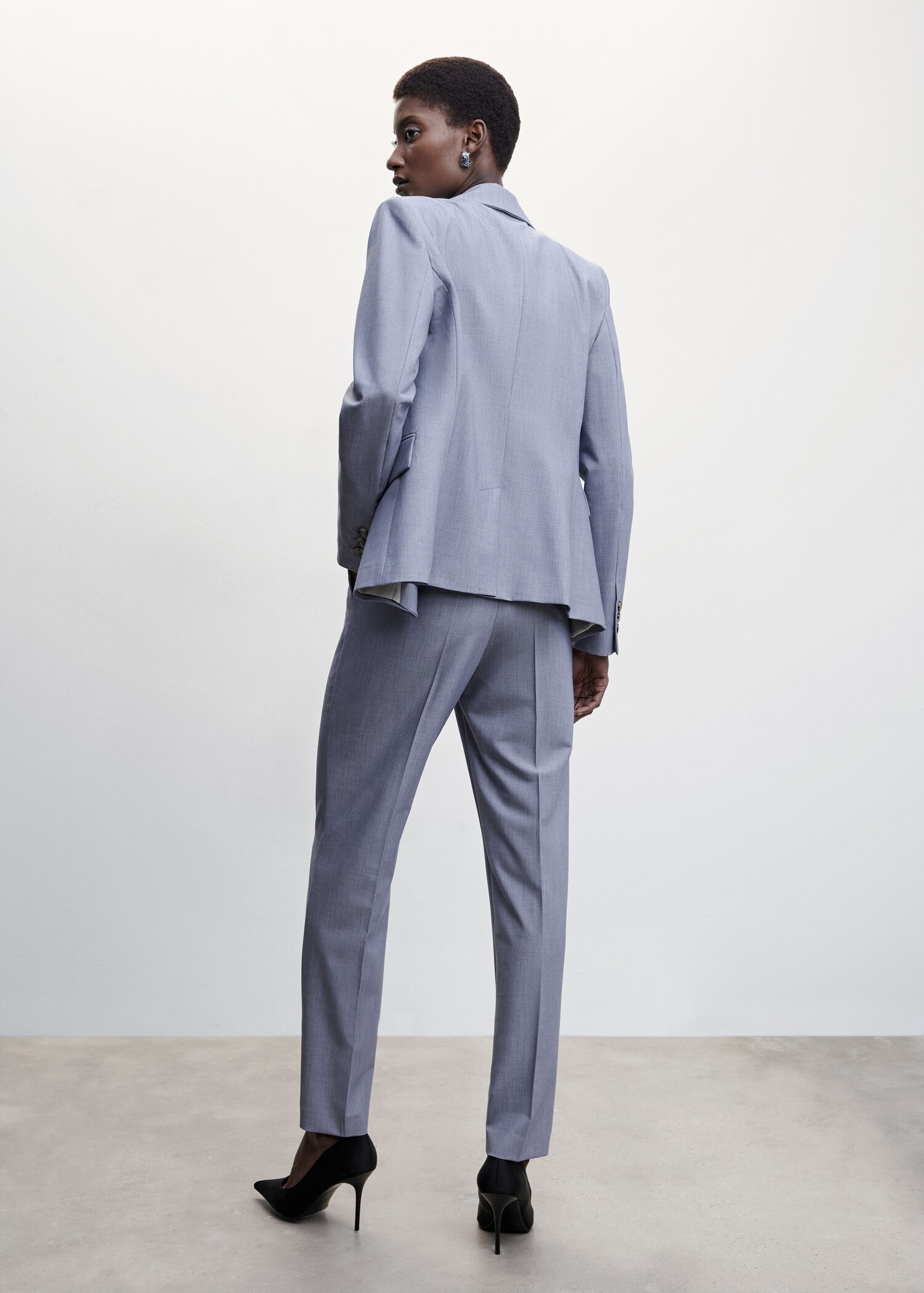 Pantalón recto traje - Reverso del artículo
