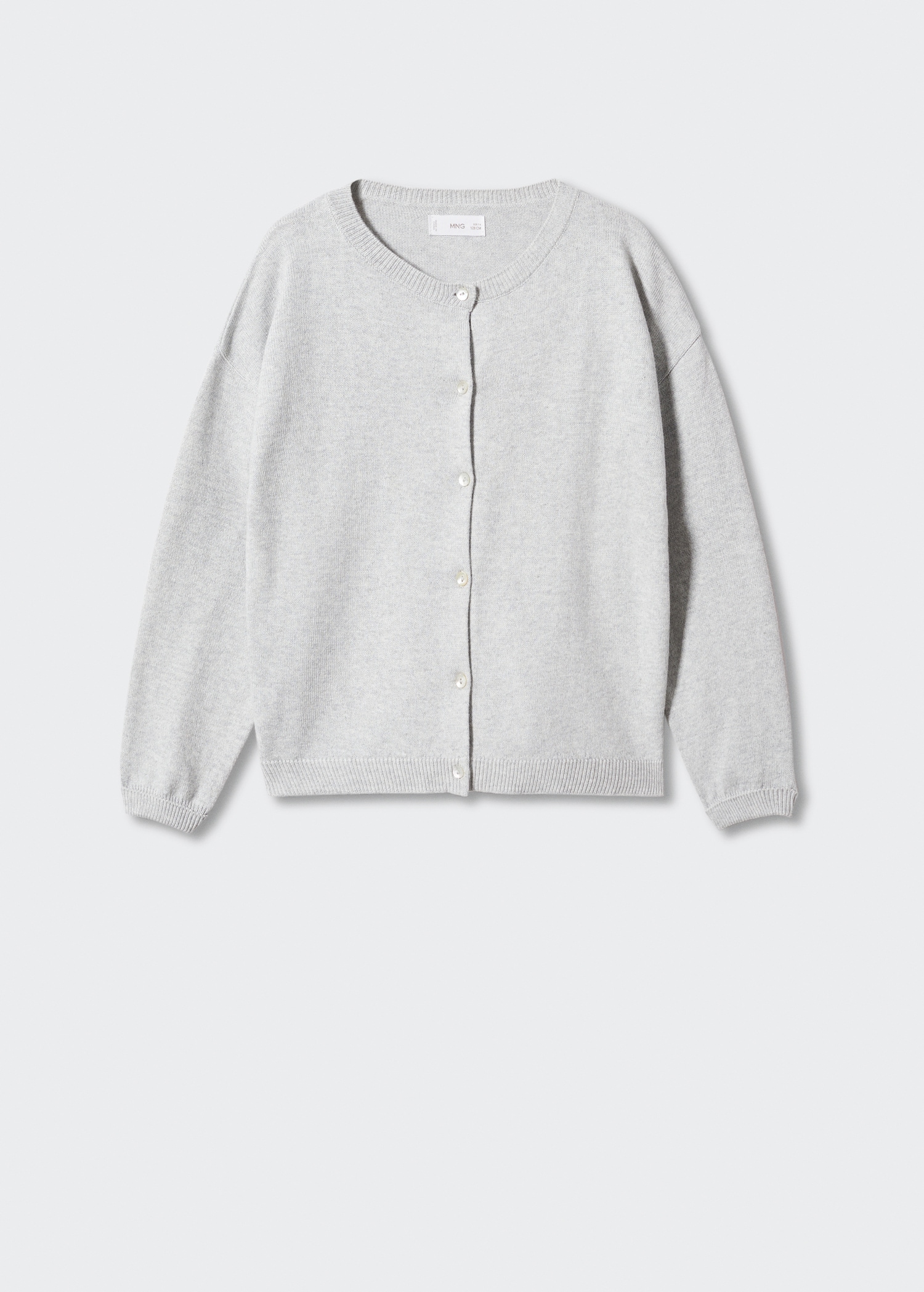 Cotton-blend cardigan Kids MANGO Azerbaijan1