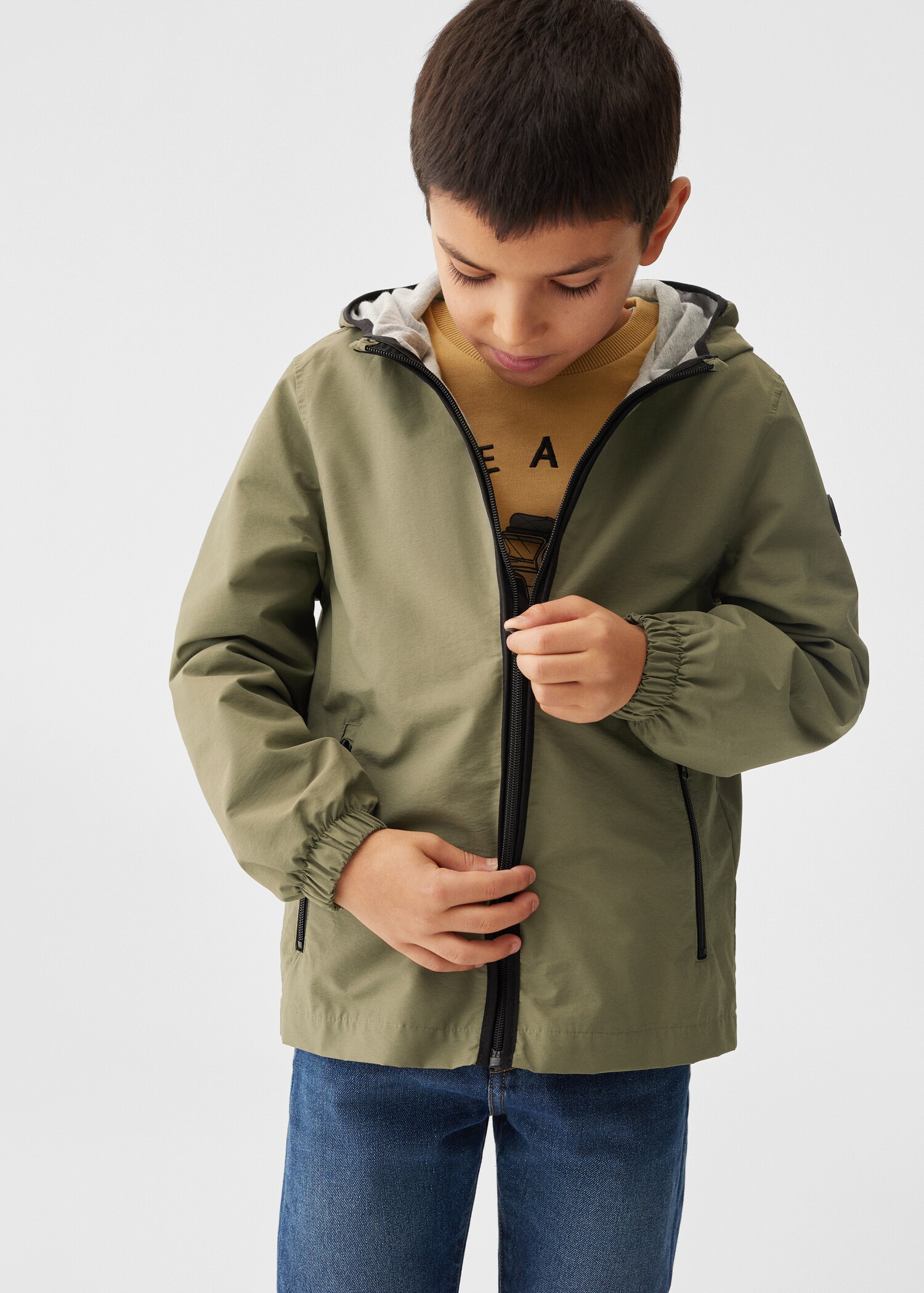 Parkas med hette - Halvtotal bildeutsnitt