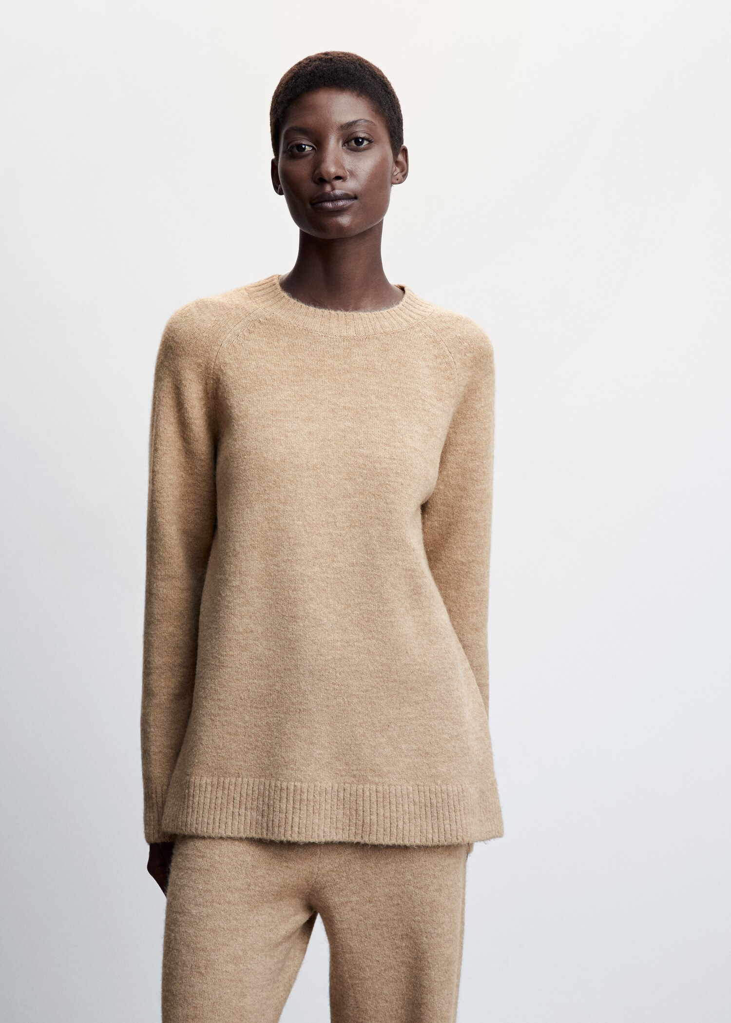 Pull-over maille oversize - Plan moyen