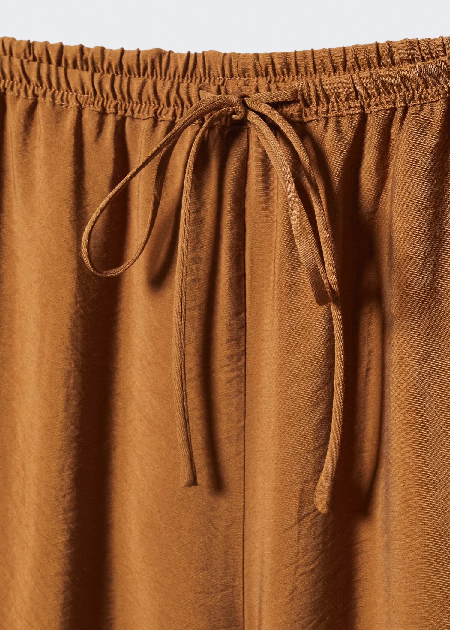 Satin palazzo trousers - Details of the article 8