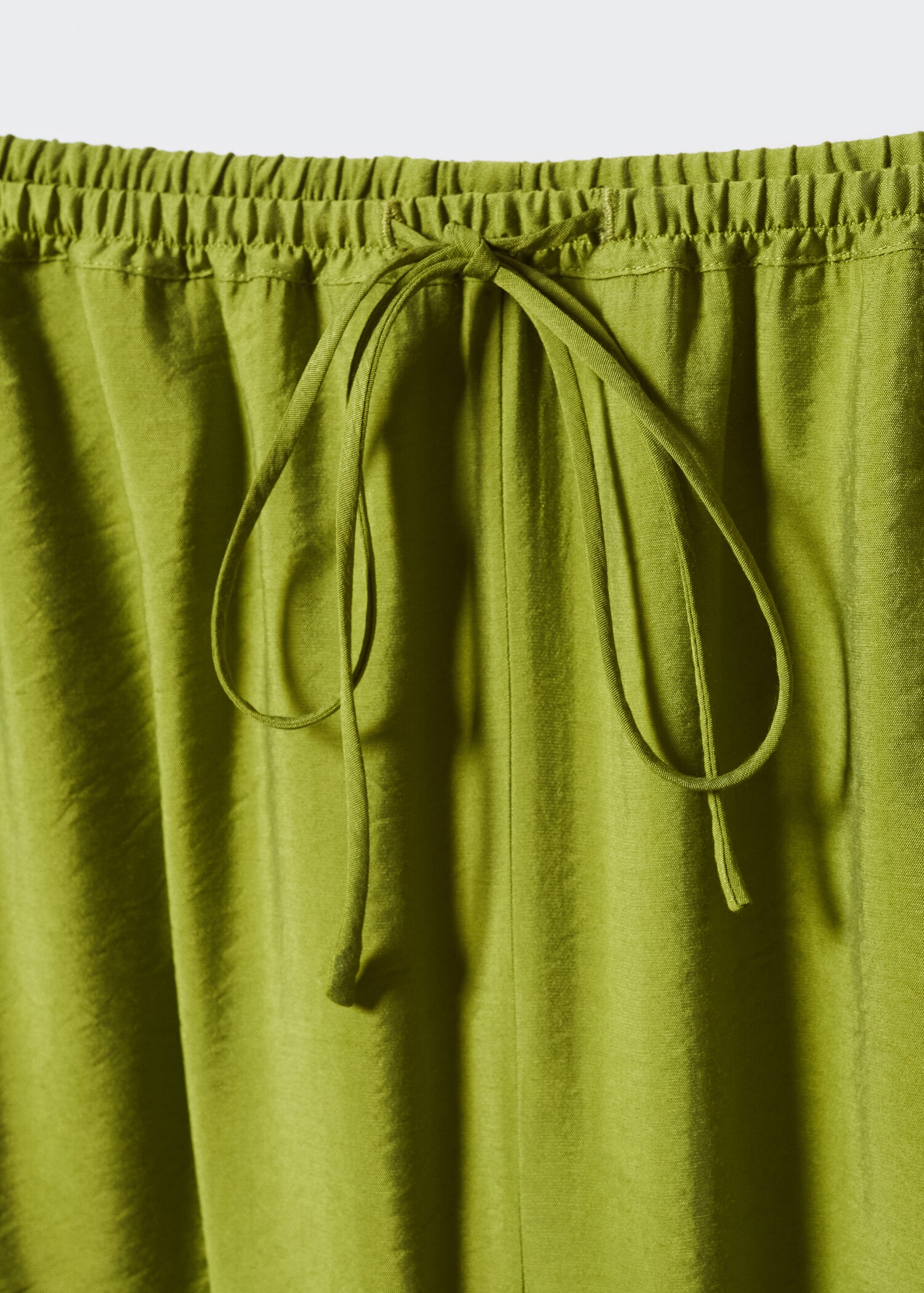 Satin palazzo trousers - Details of the article 8