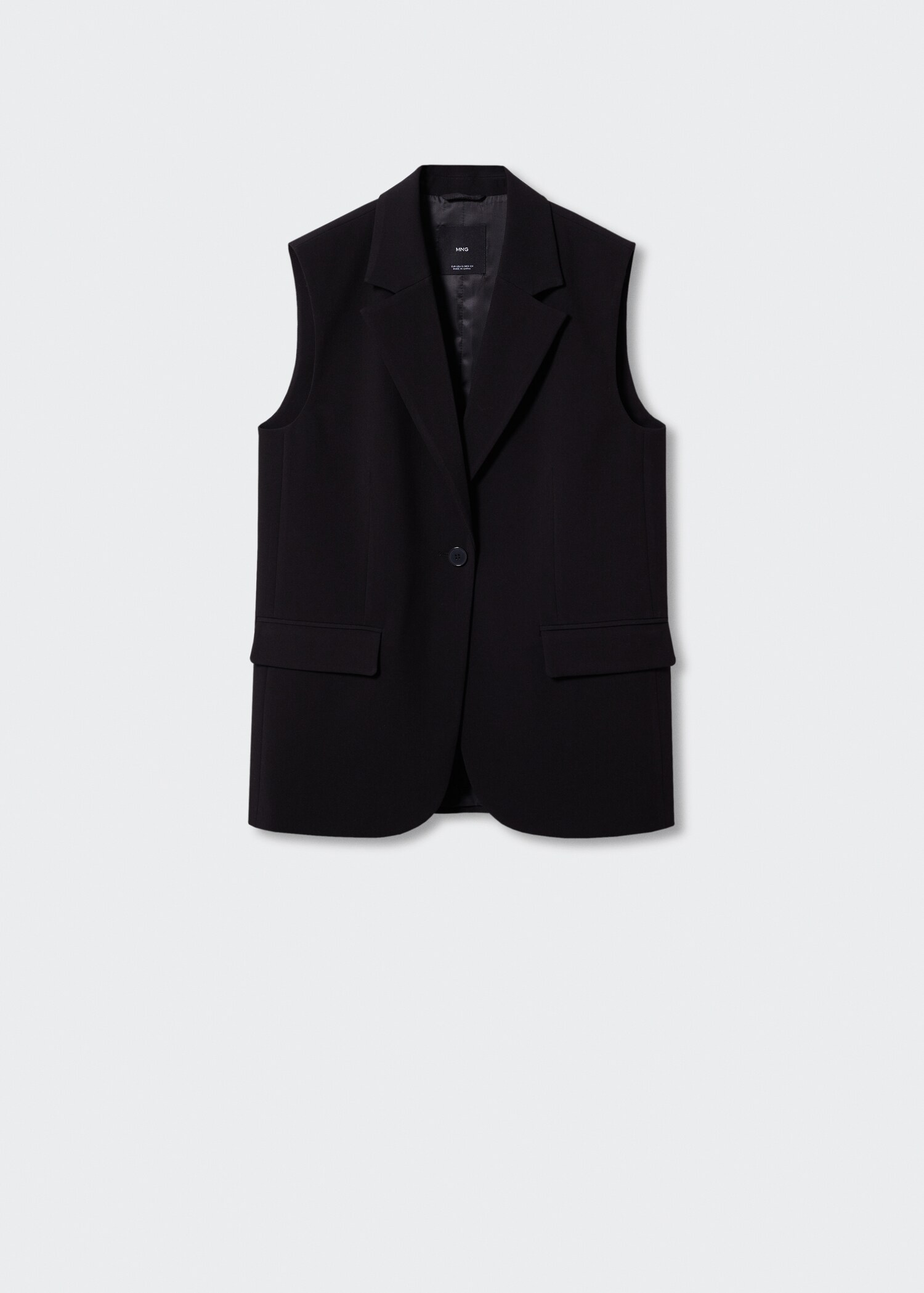 Suit vest with button - Article without model