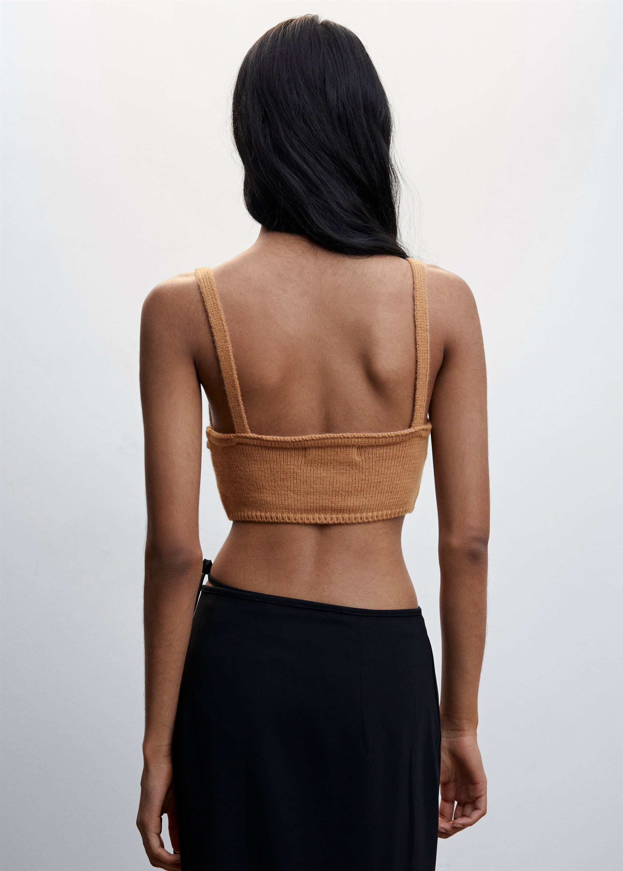 Knit strap top - Reverse of the article