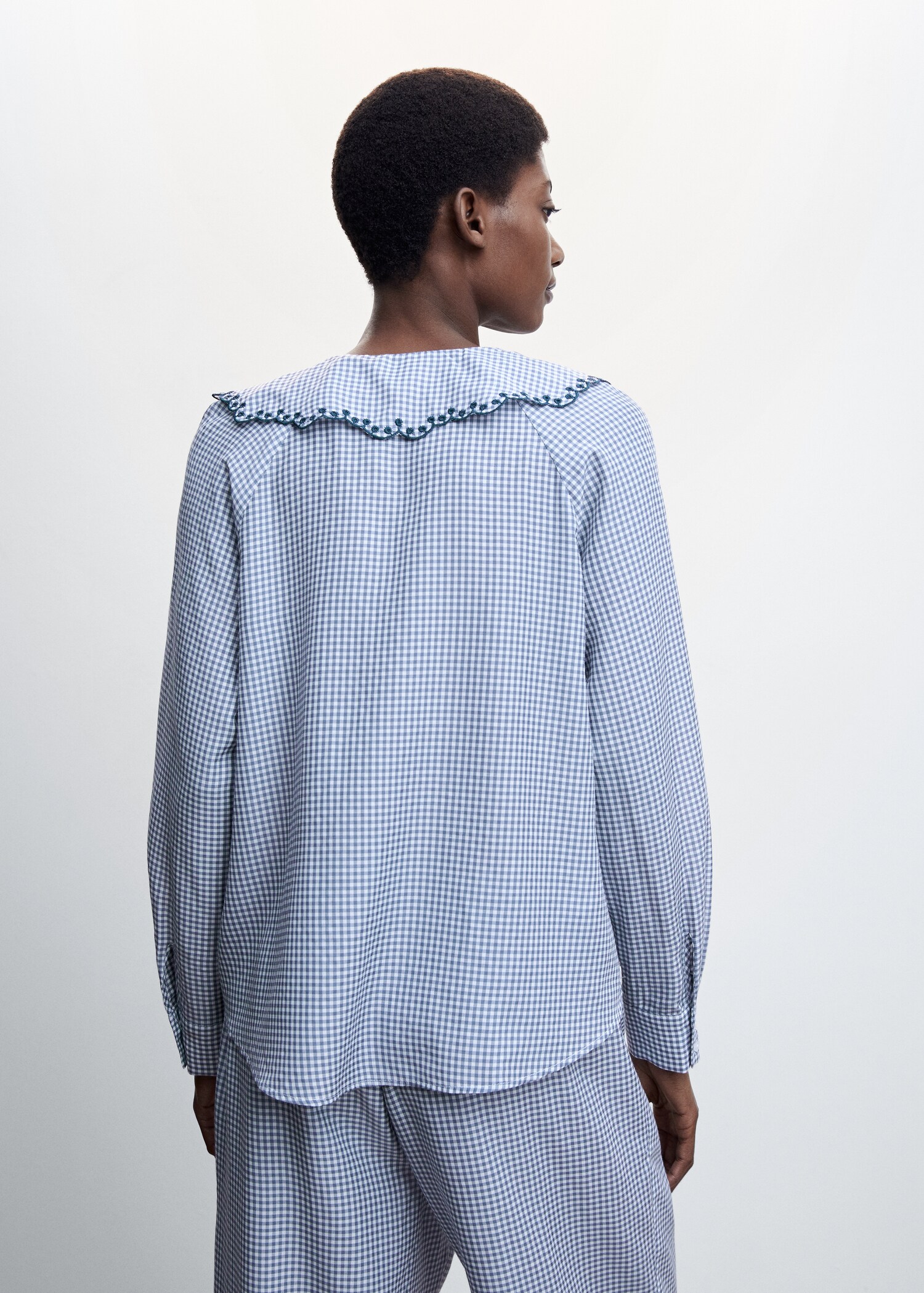 Chemise pyjama vichy  - Verso de l’article