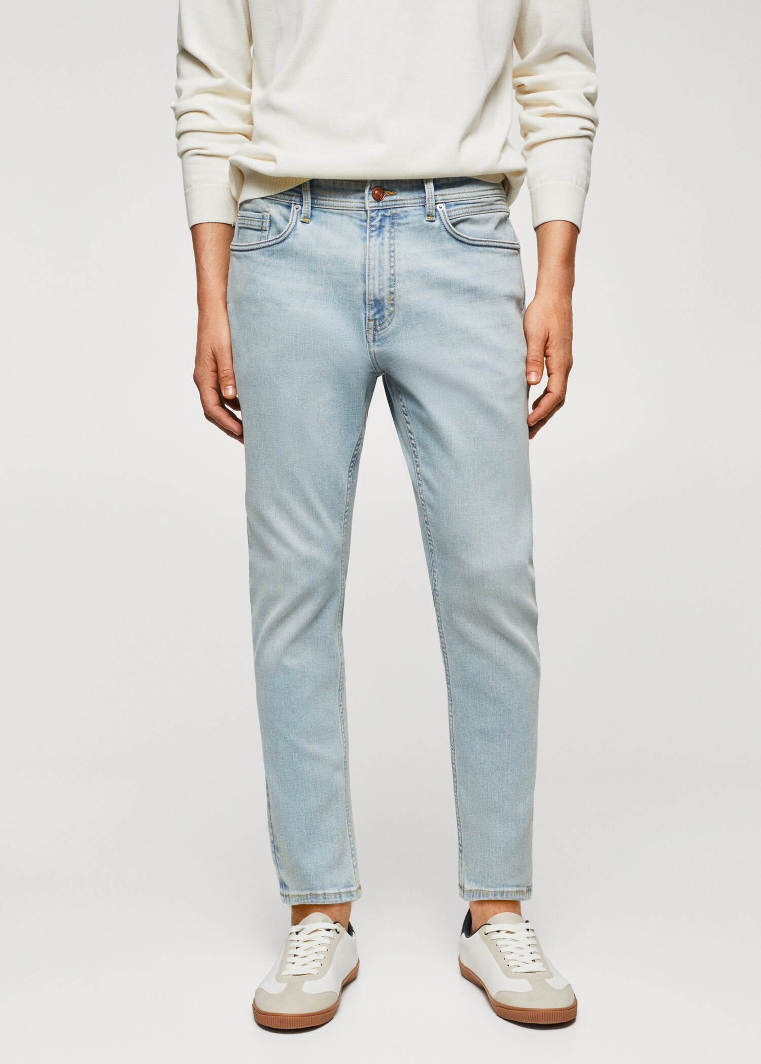Jeans Tom tapered cropped - Plano medio