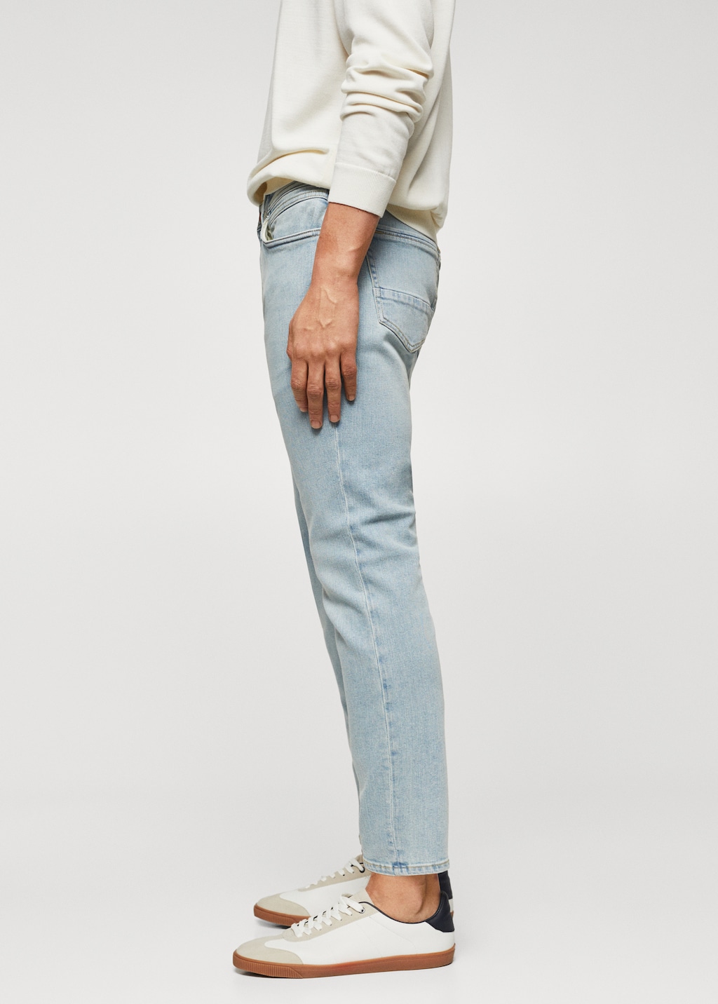 Tom tapered cropped jeans Men MANGO Niger