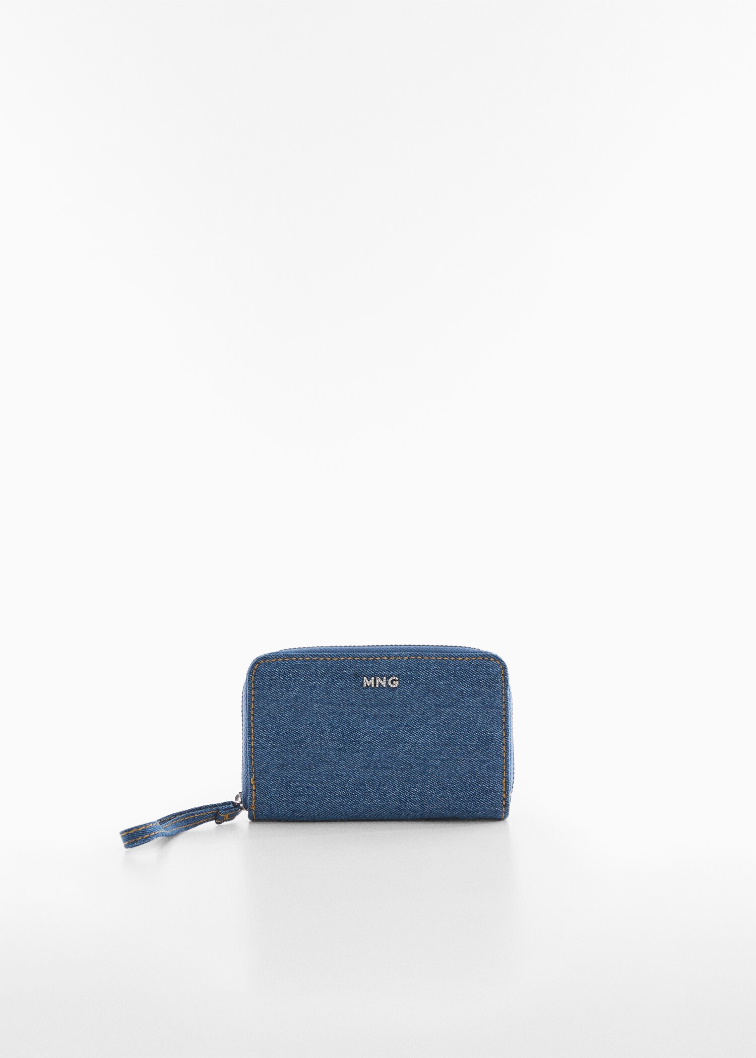 Denim wallet with zip - Article without model