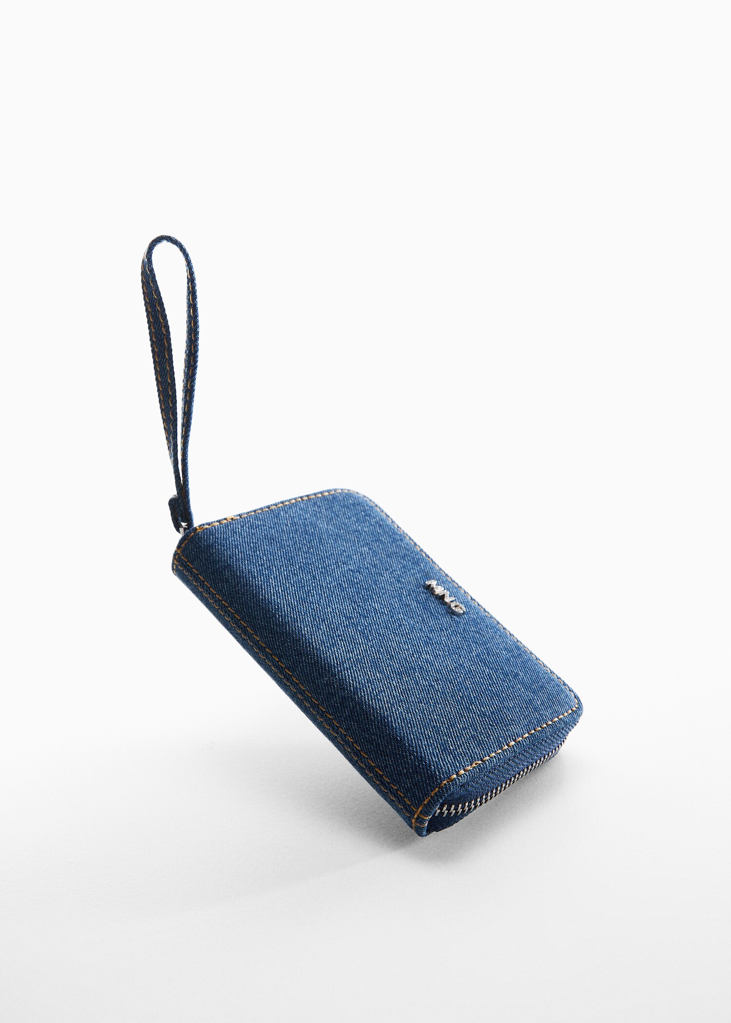 Denim wallet with zip - Details of the article 5