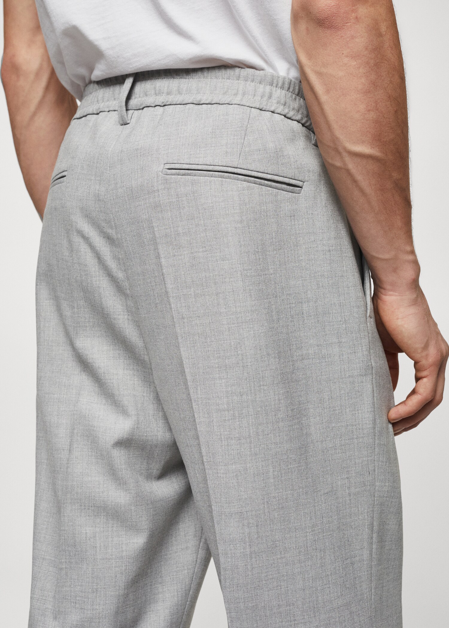 Spodnie tapered fit bawełniane - Szczegóły artykułu 2
