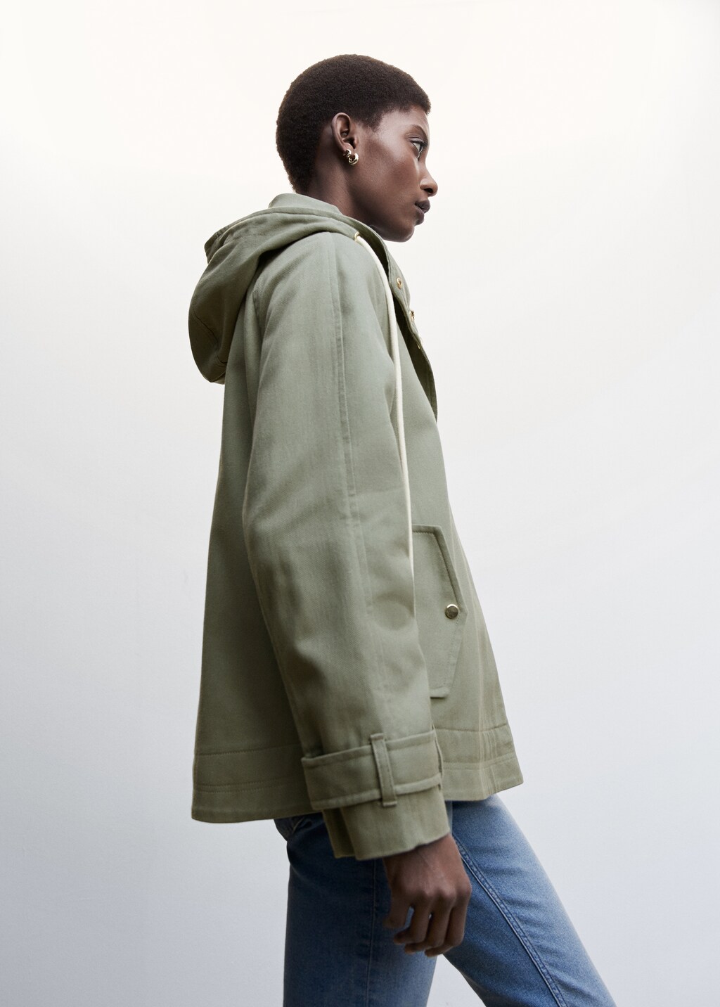 Hooded cotton parka Women MANGO Azerbaijan