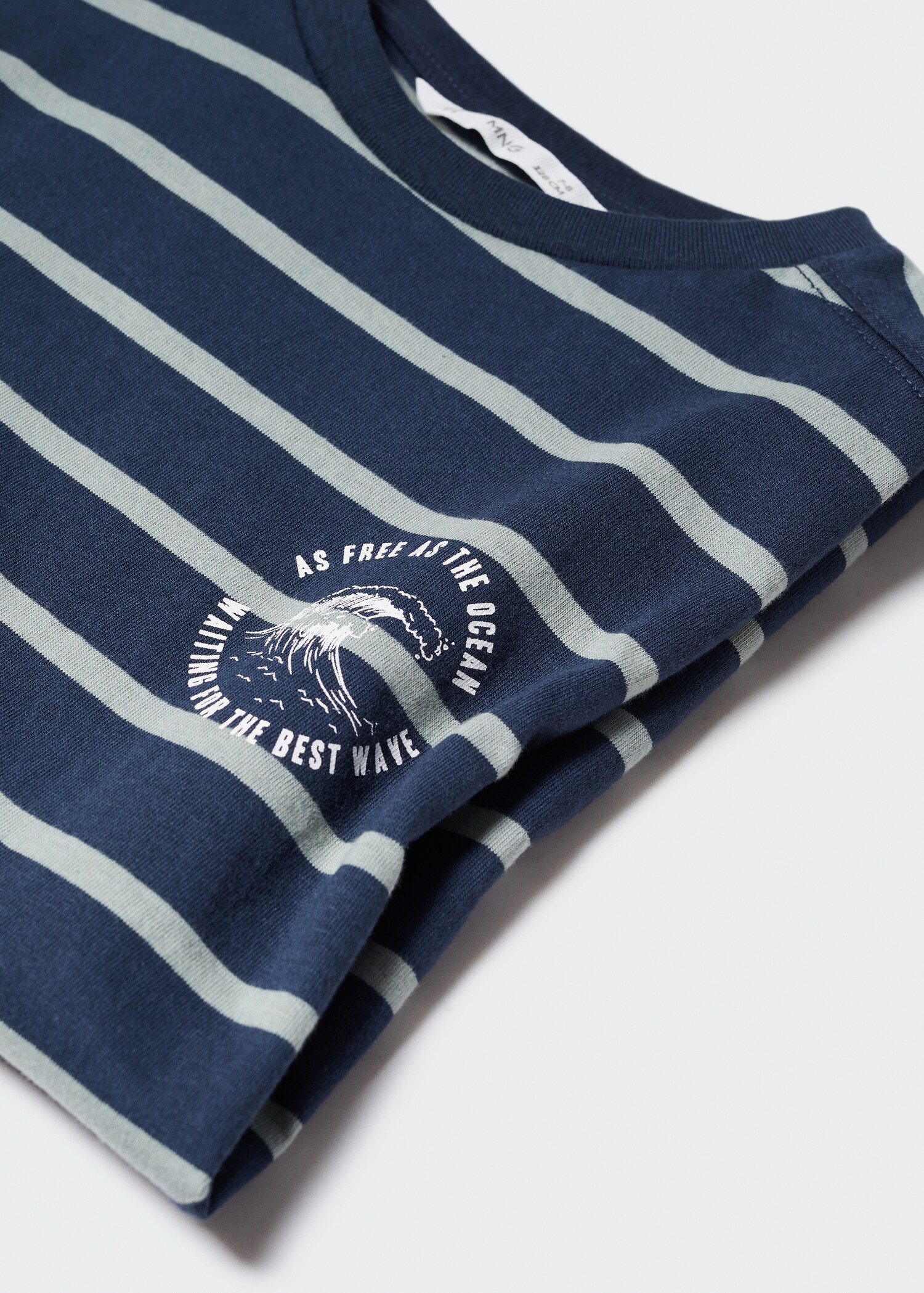 T-shirt manches courtes rayures - Détail de l'article 8