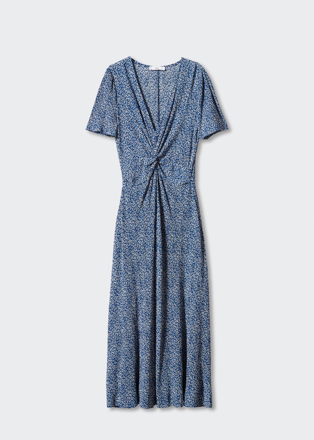 Textured printed dress