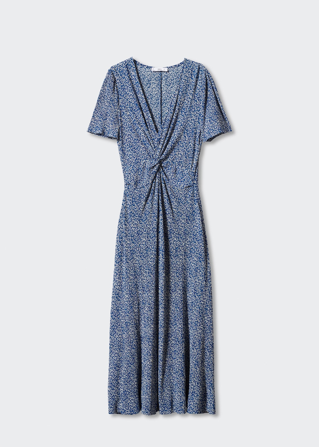 Textured printed dress