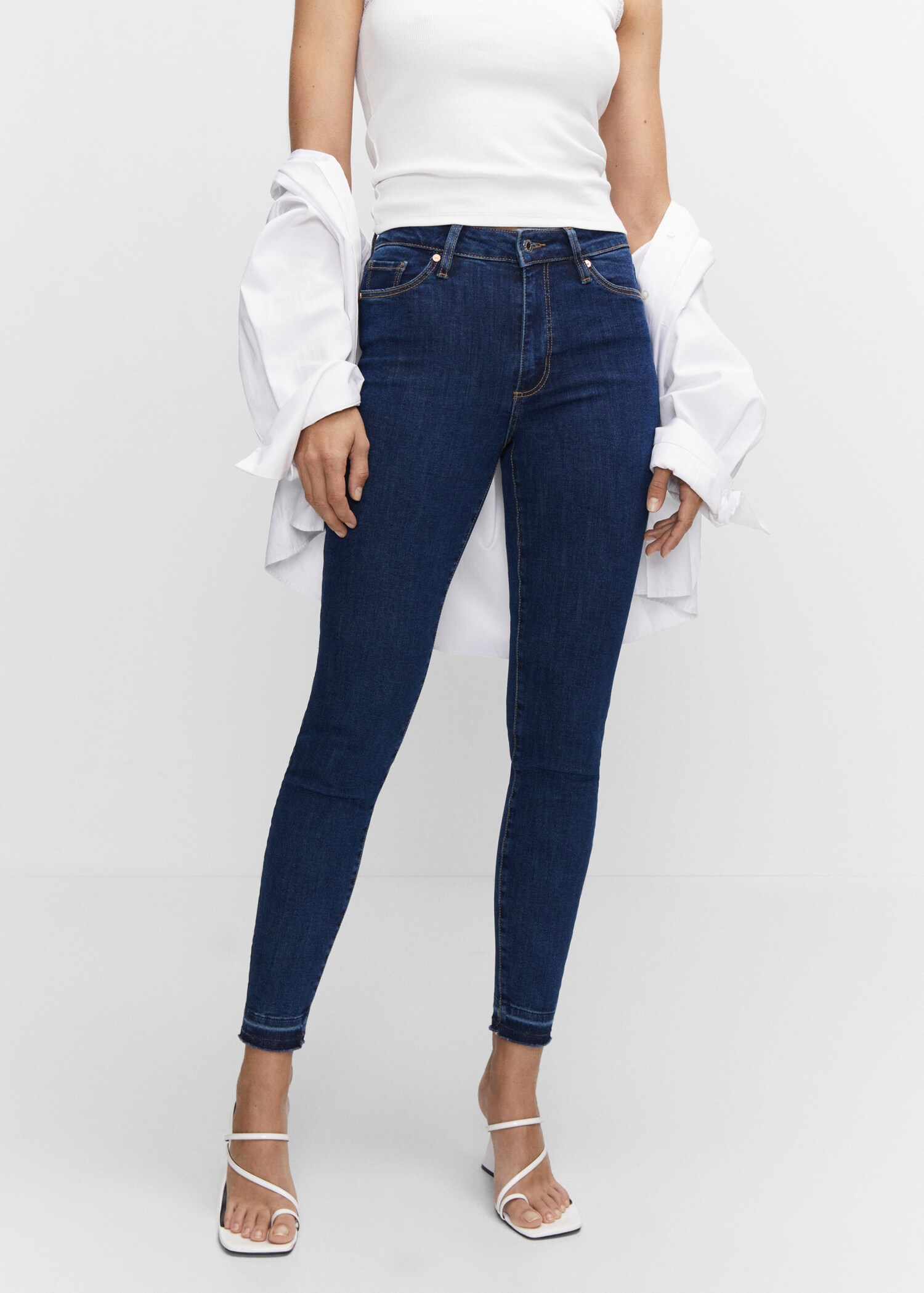 High-rise skinny jeans - Medium plane