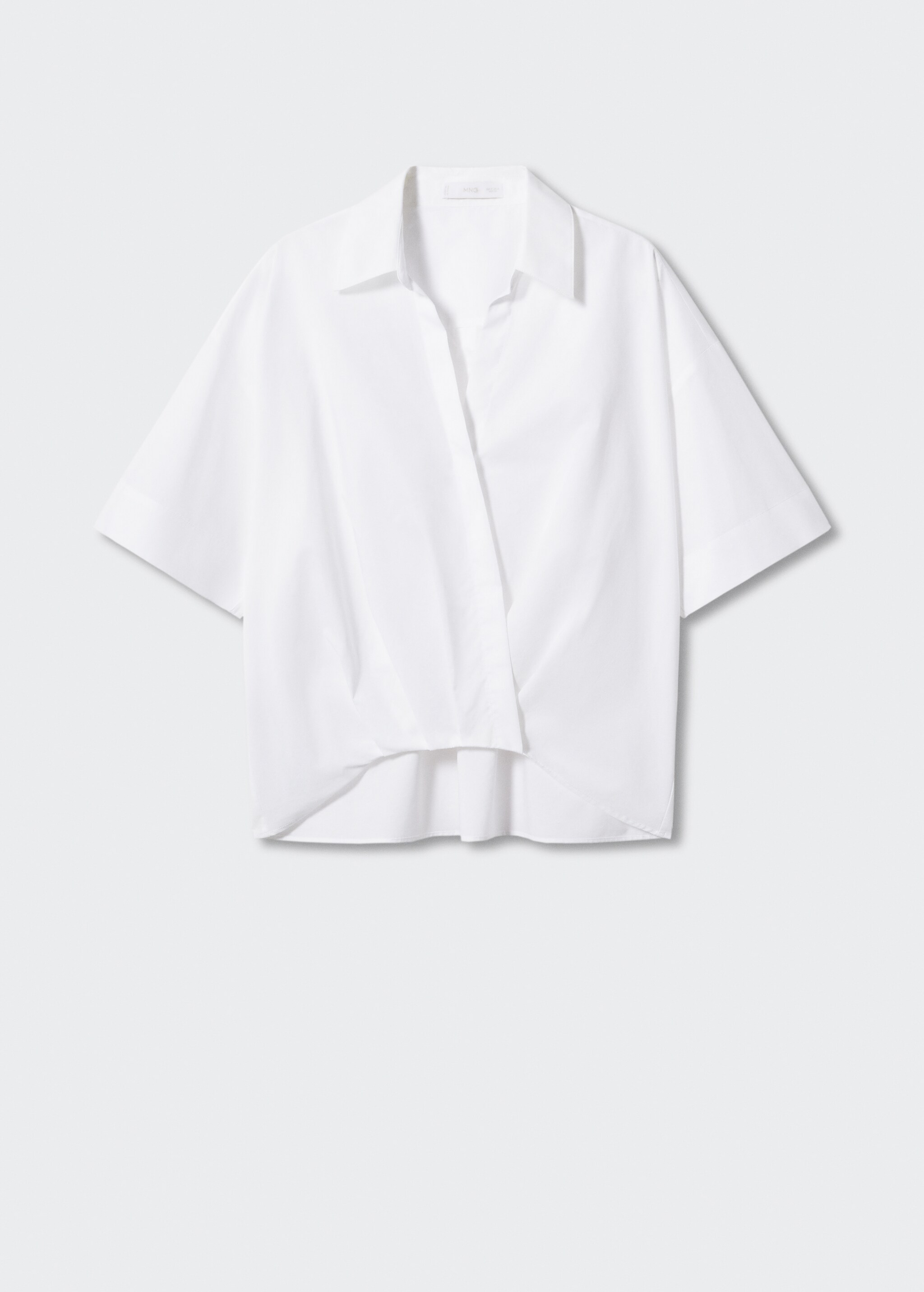 Camisa algodón cruzada - Artículo sin modelo
