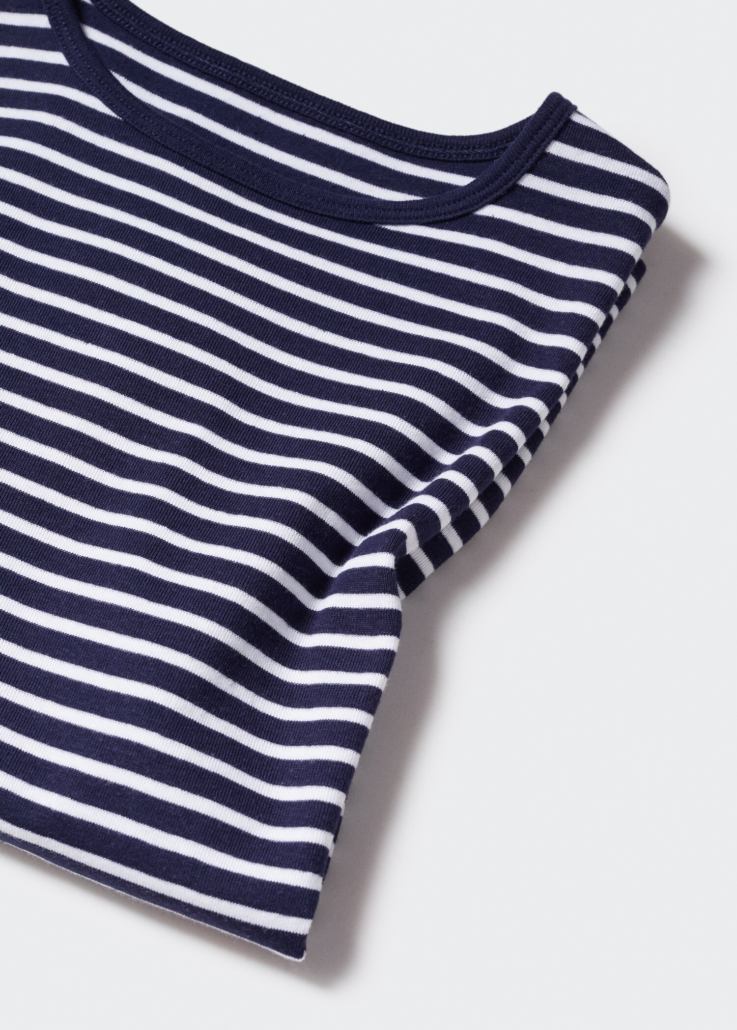 Striped cotton T-shirt - Details of the article 8