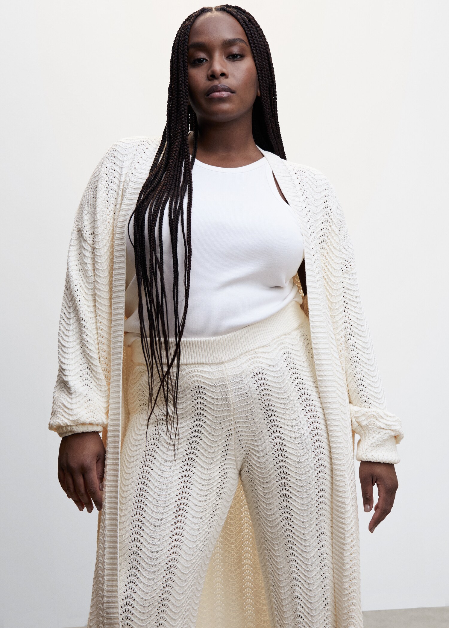 Openwork knit trousers - Details of the article 5