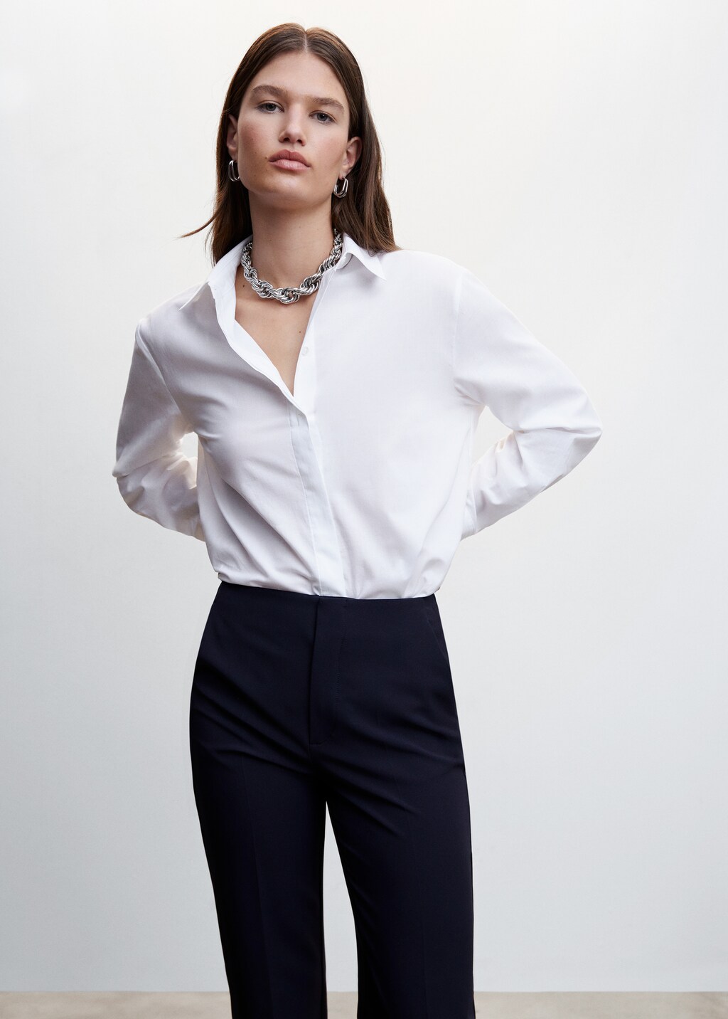 Chemise basique femme sale