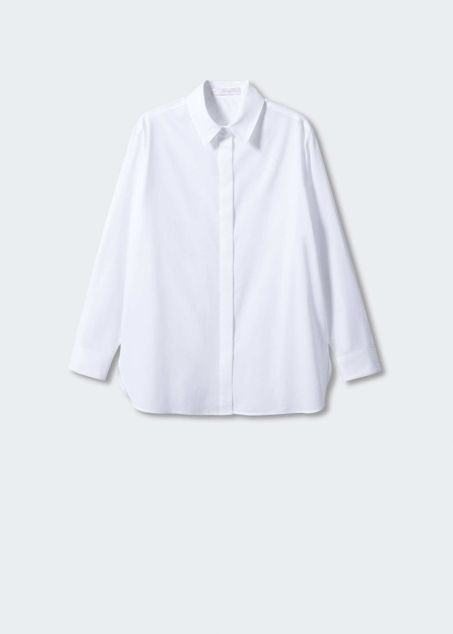 Essential cotton-blend shirt - Article without model