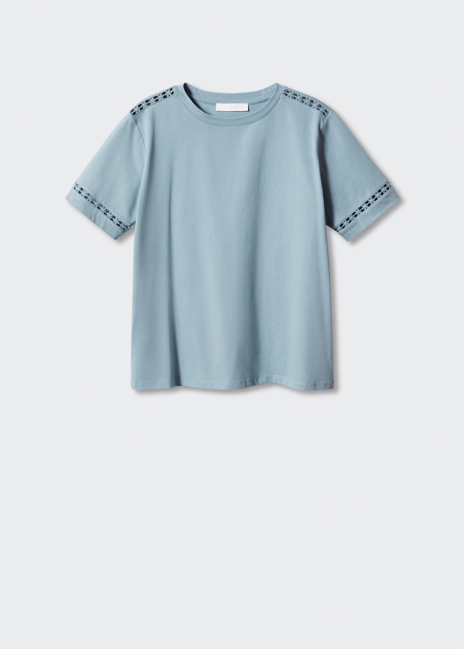Embroidered detail T-shirt - Article without model