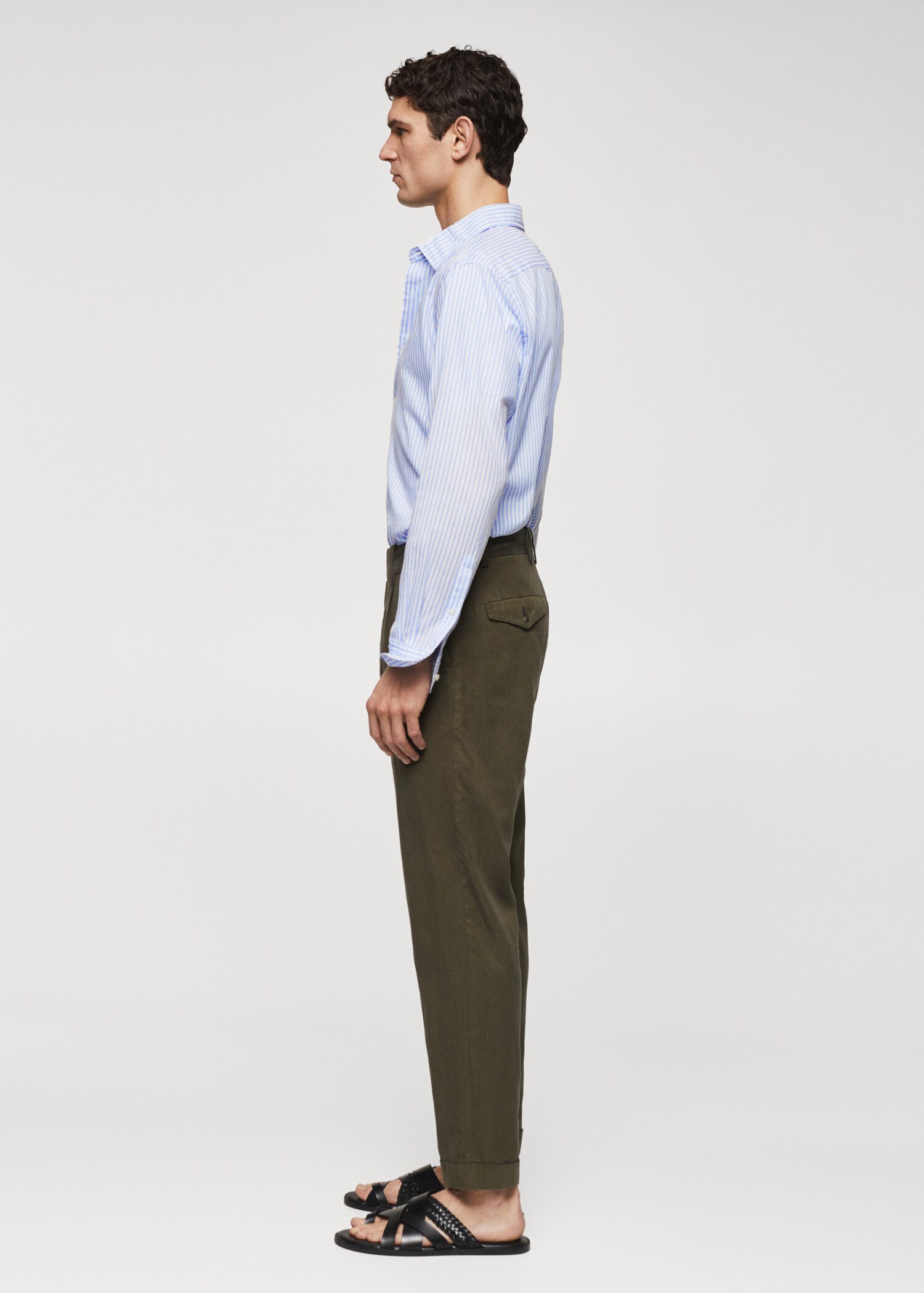 100% cotton slim fit shirt - Details of the article 6