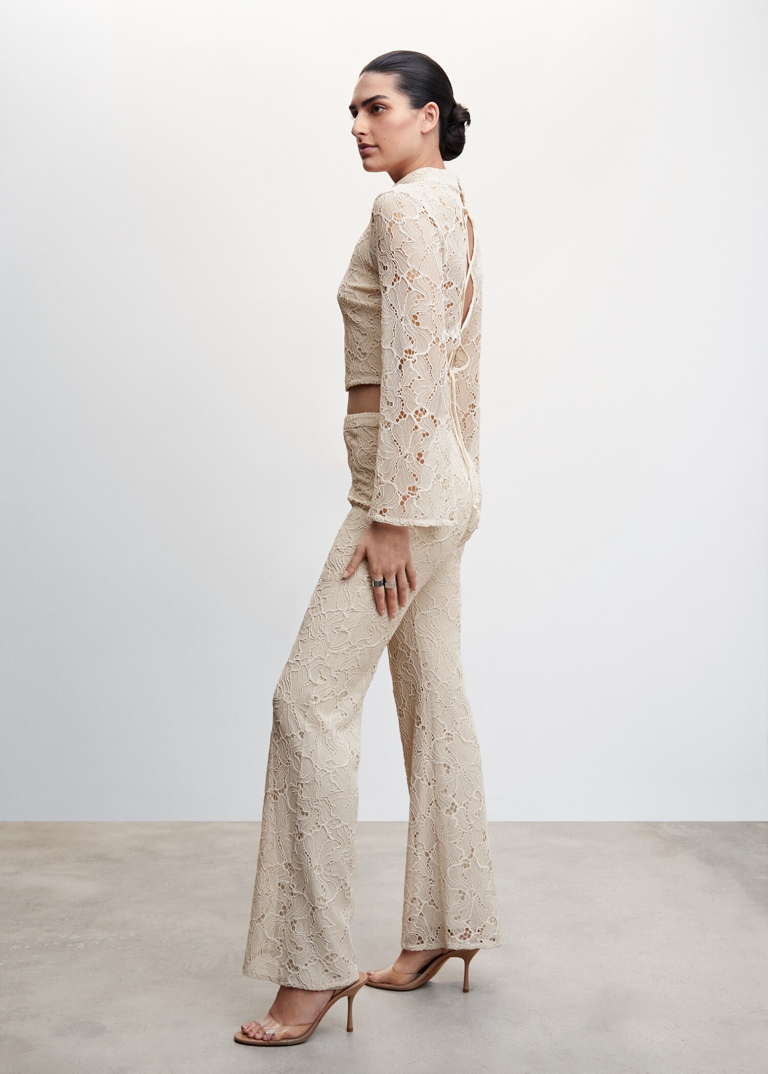 Pantalón flare encaje - Detalle del artículo 4