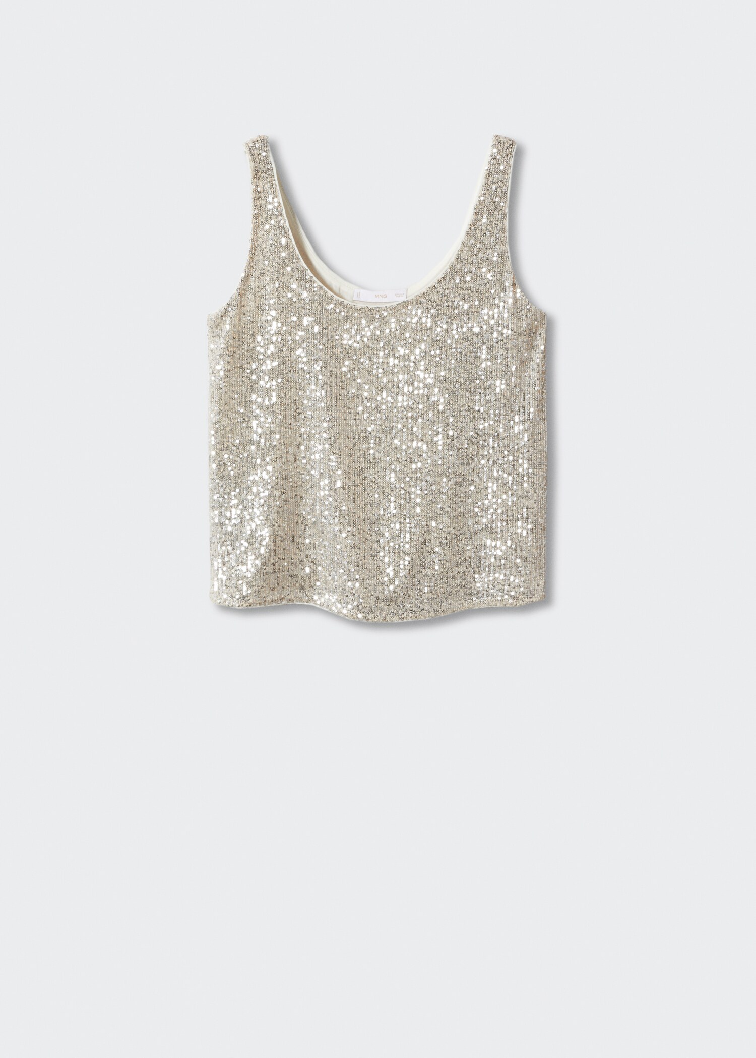 Top bretelles à sequins - Article sans modèle