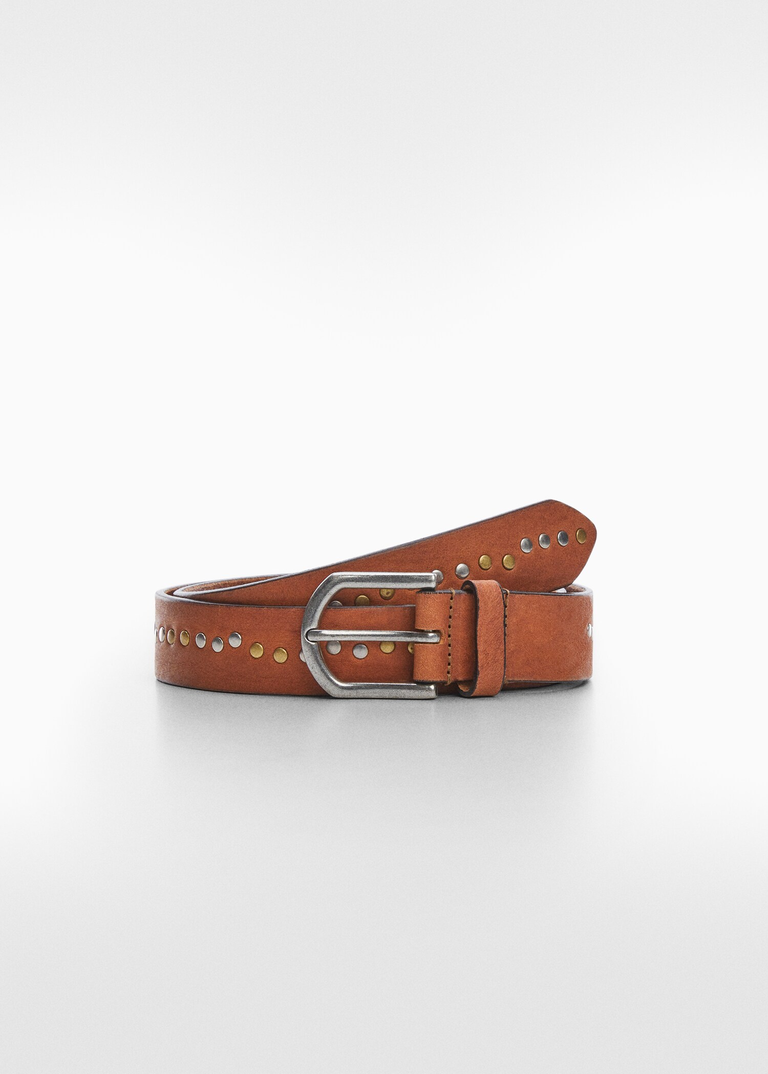 Stud leather belt - Barang tanpa model