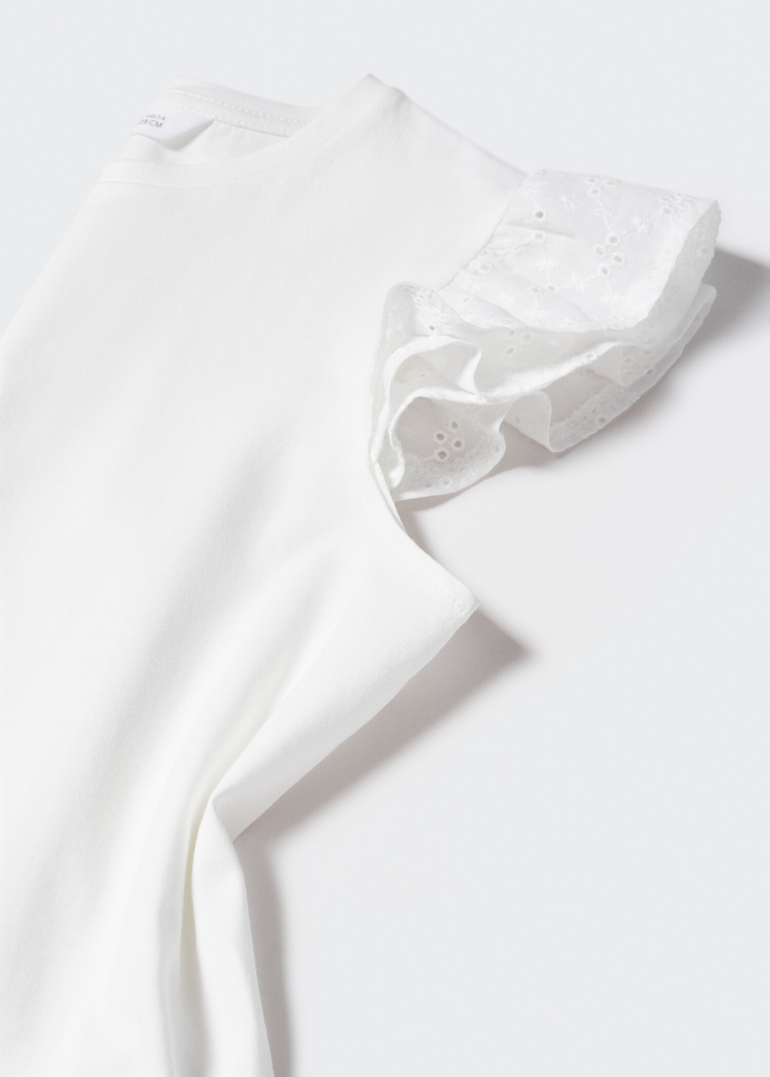 Ruffled sleeve T-shirt - Details of the article 8