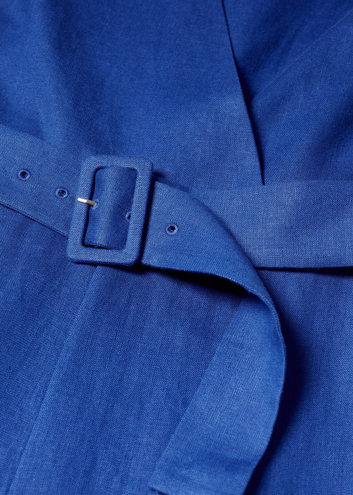Linen jumpsuit with belt - Details of the article 8