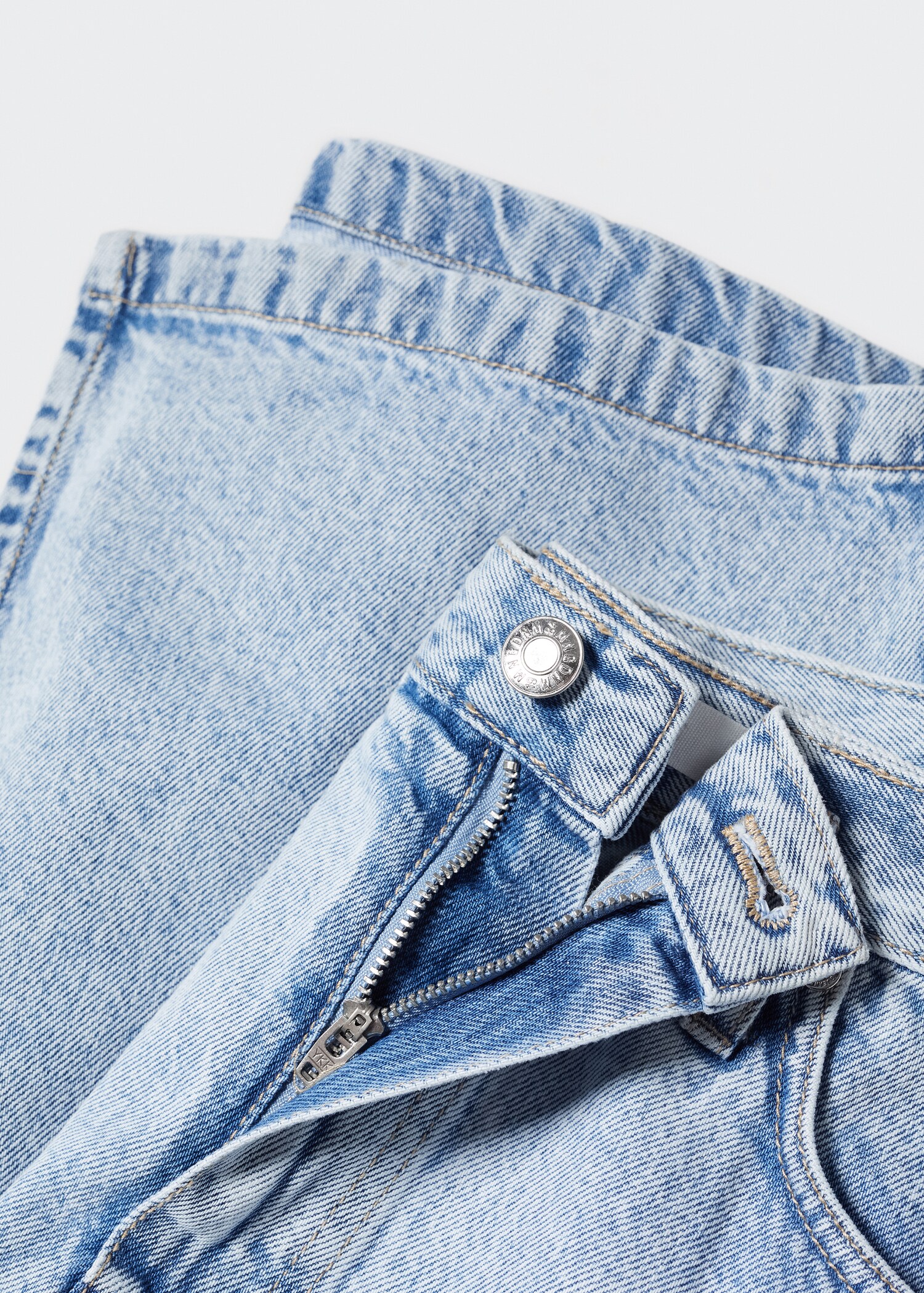 Denim midi-skirt - Details of the article 8