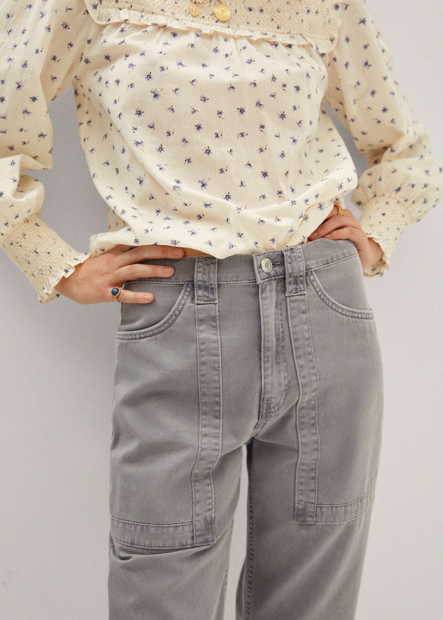 Jean slouchy taille haute - Détail de l'article 6