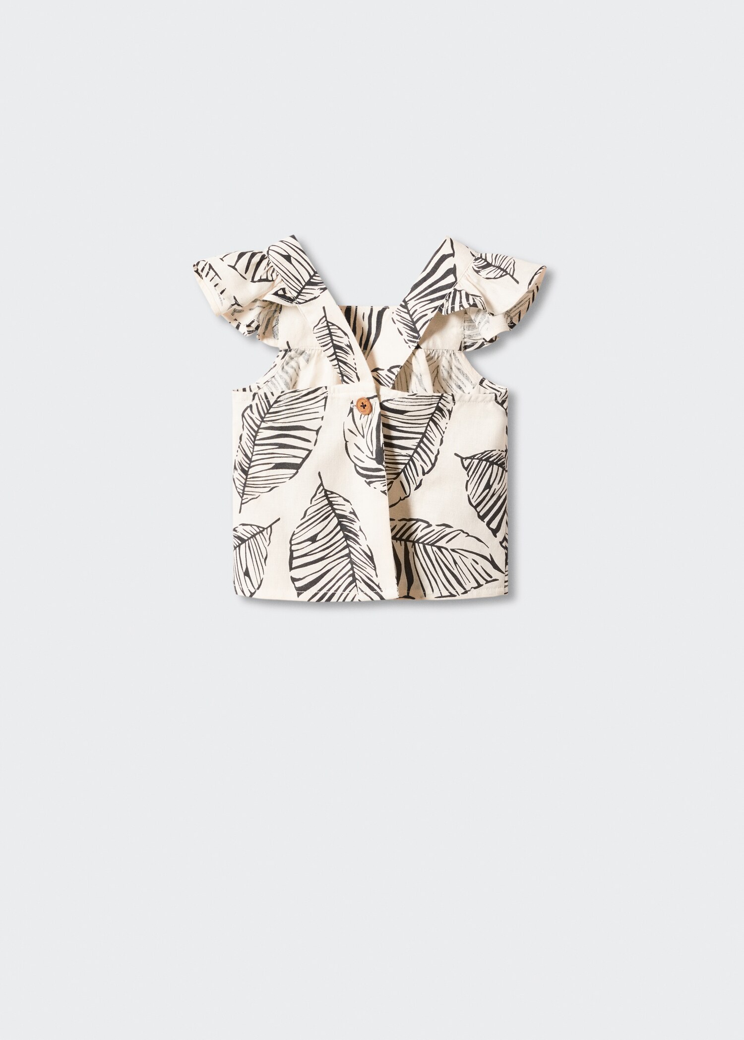 Printed blouse - Reverse of the article