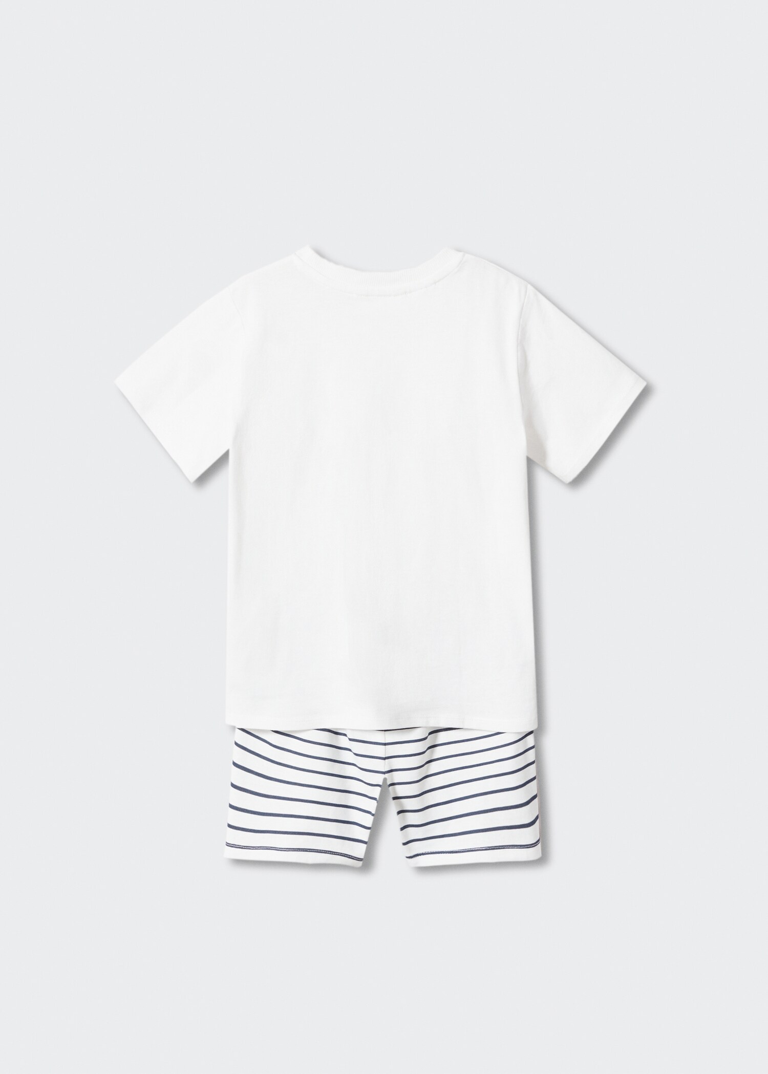 Kurzer Streifen-Pyjama - Detail des Artikels 8