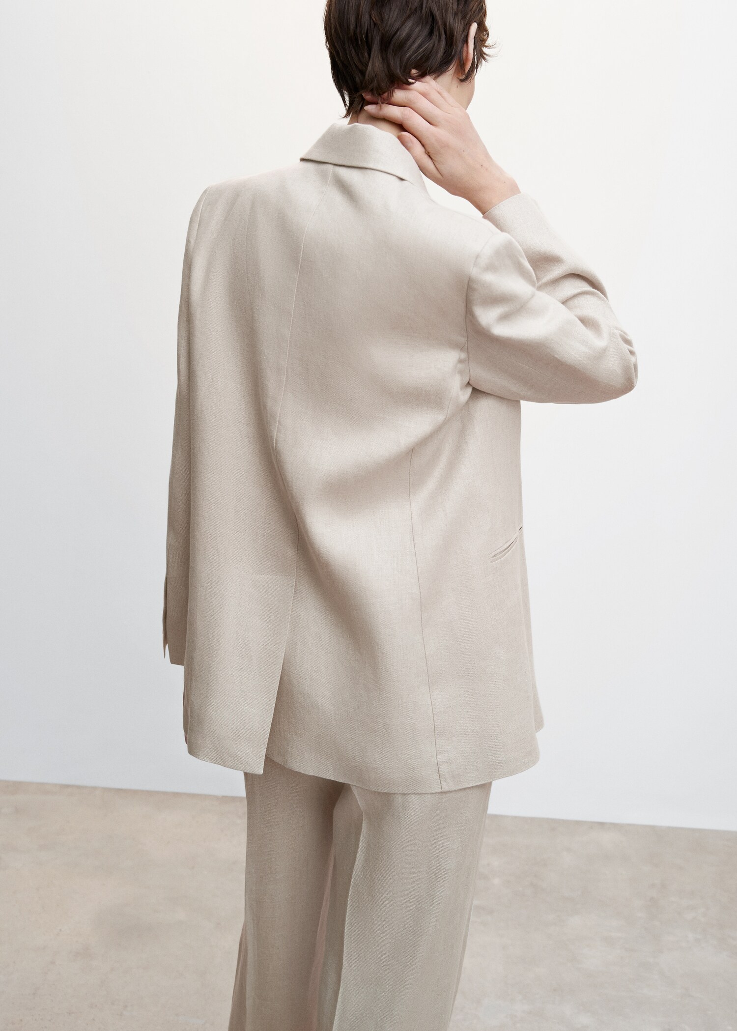 Veste de costume lin - Verso de l’article