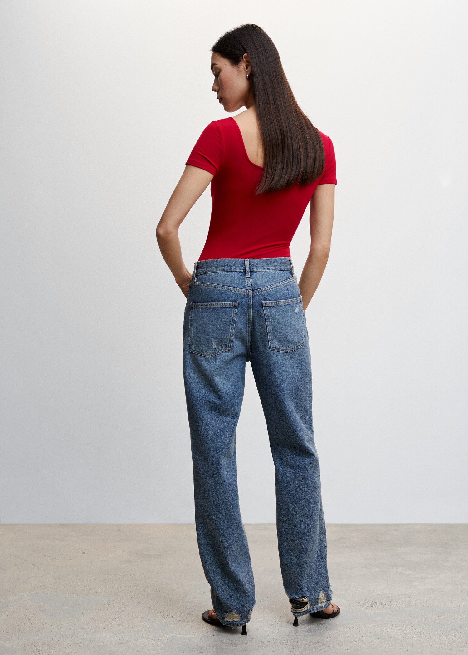 Short sleeve bodysuit - Reverse of the article