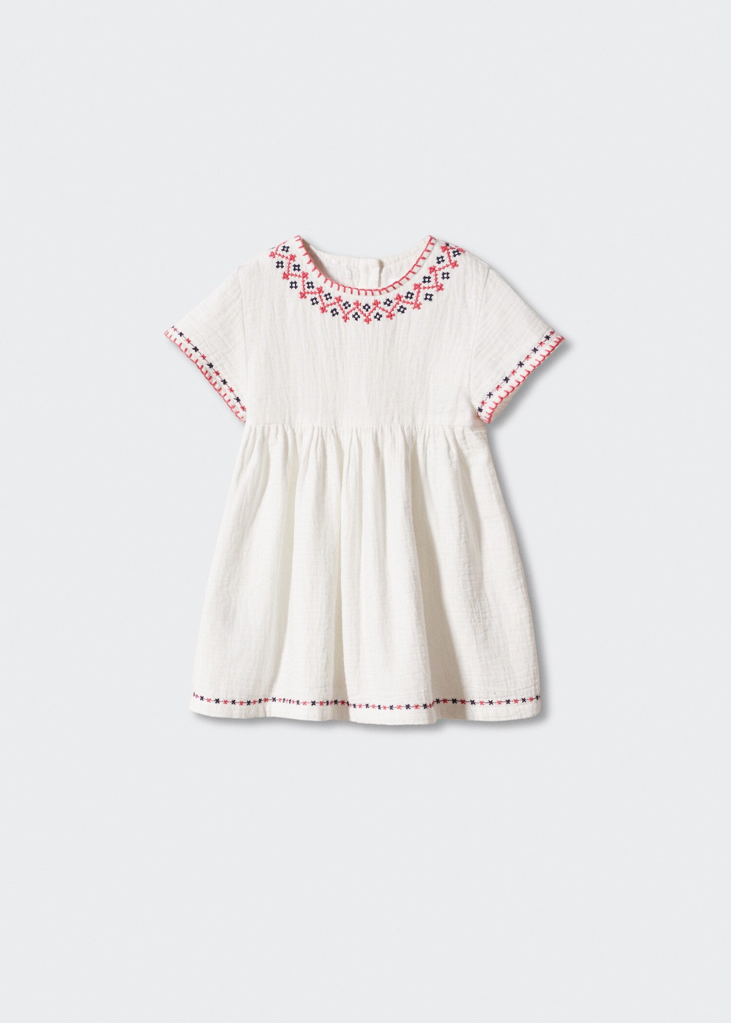 Rochie brodată din bumbac - Articol fără model