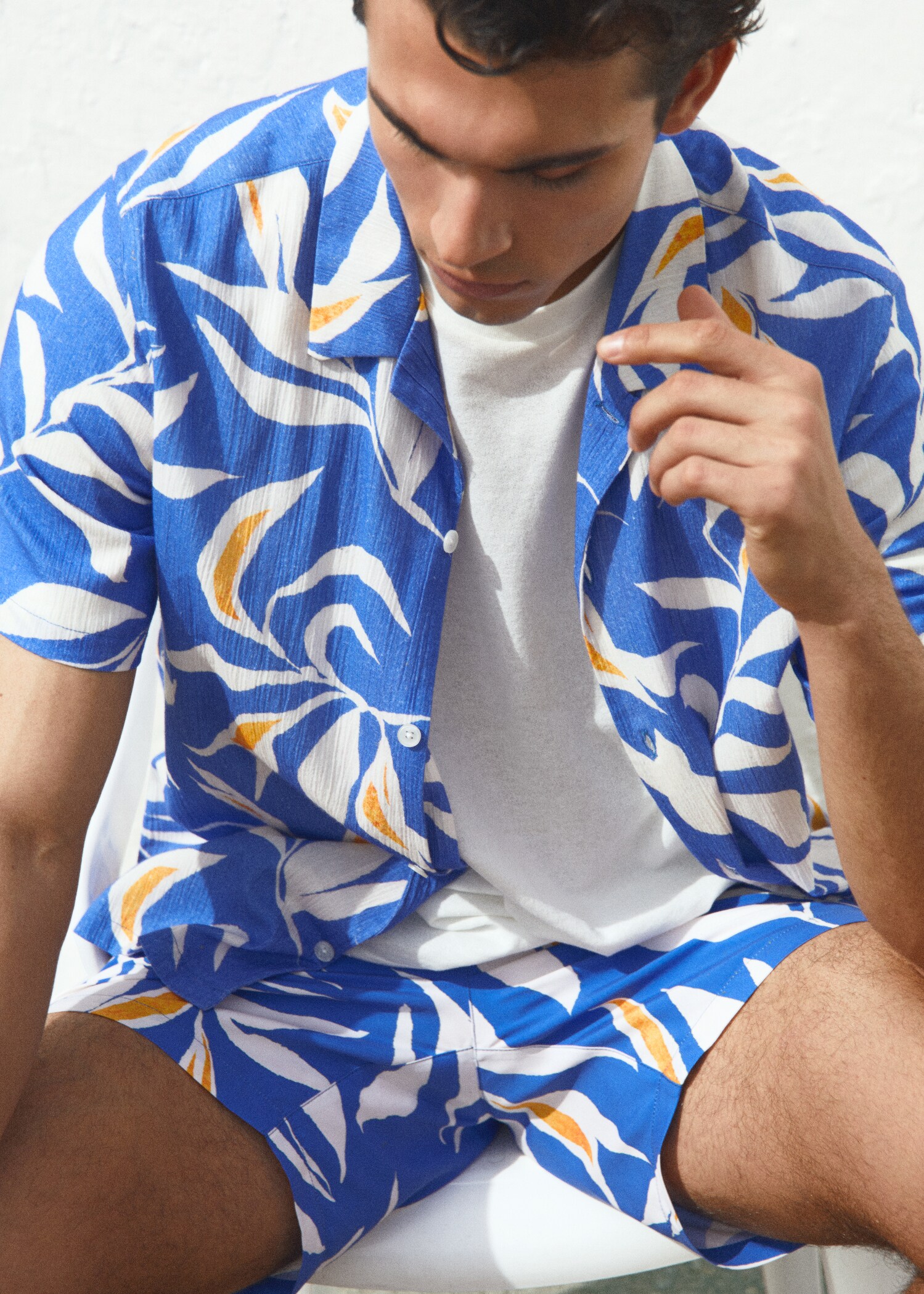 Hawaiian print cotton shirt - Details of the article 5