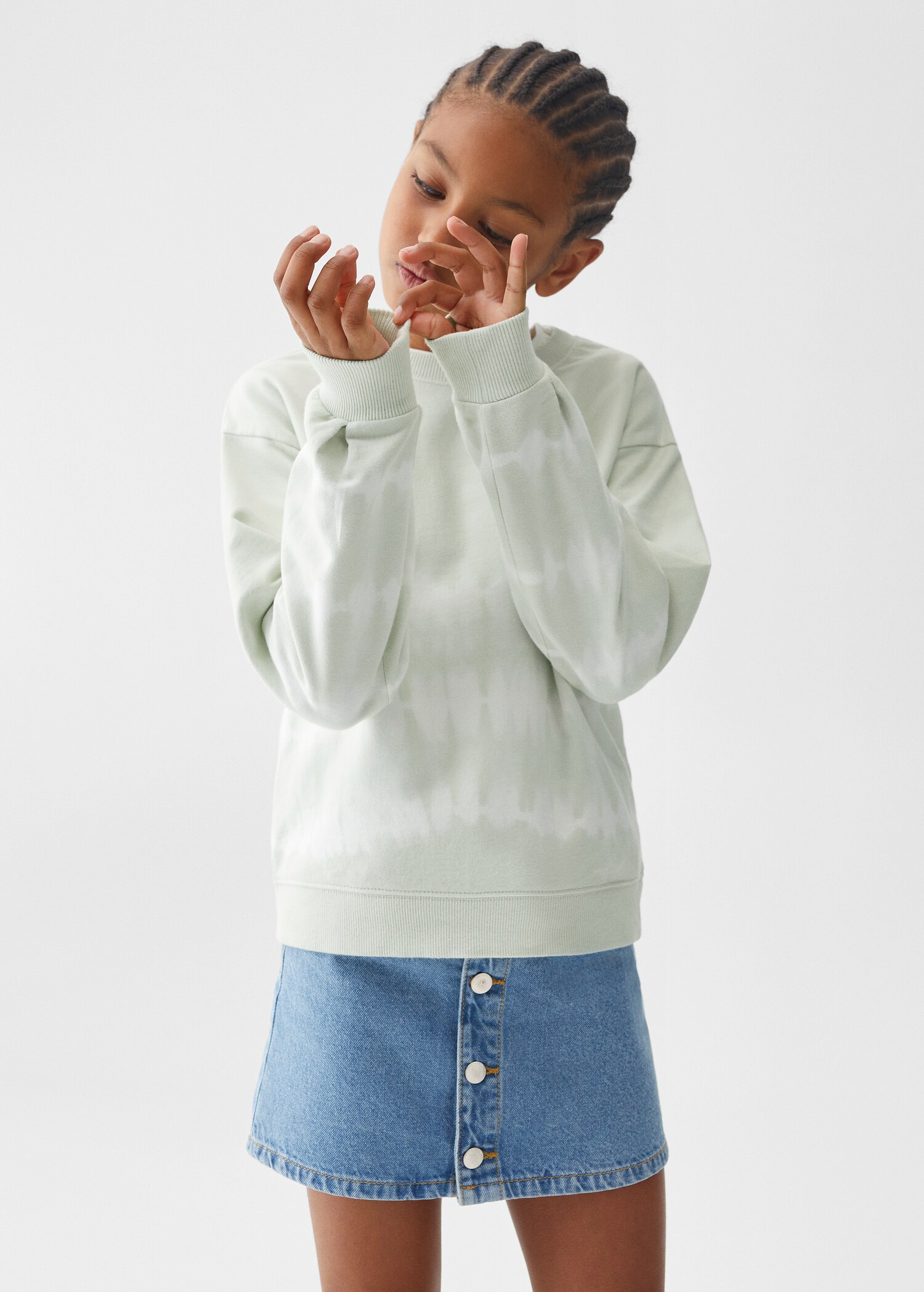 Sweat-shirt tie-dye - Plan moyen